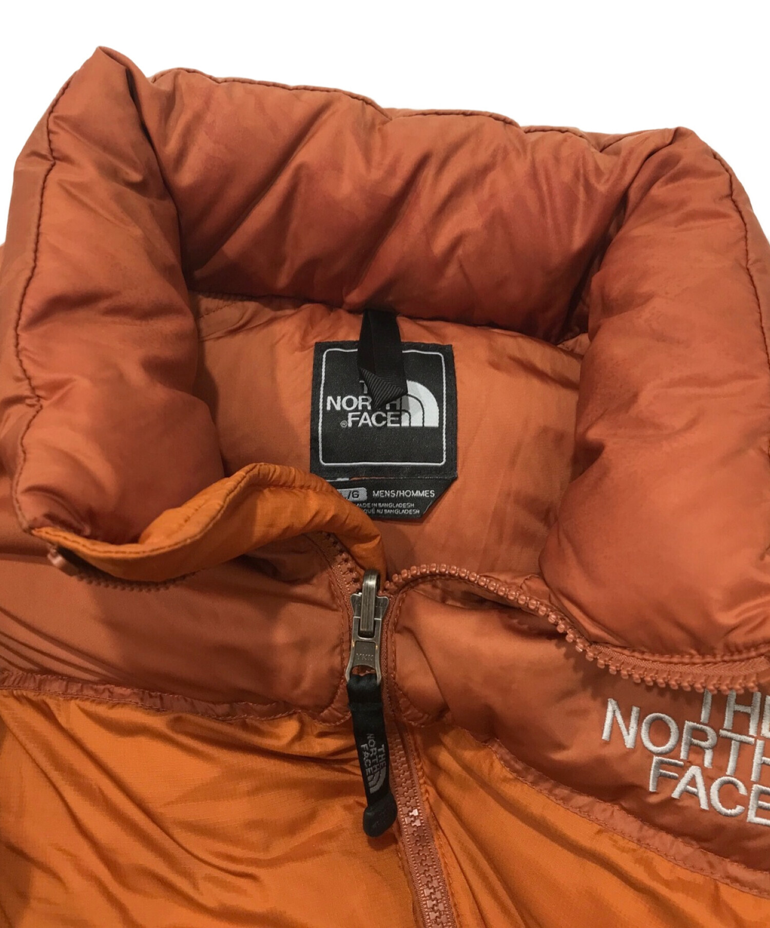 THE NORTH FACE (ザ ノース フェイス) ヌプシダウンジャケット オレンジ サイズ:L