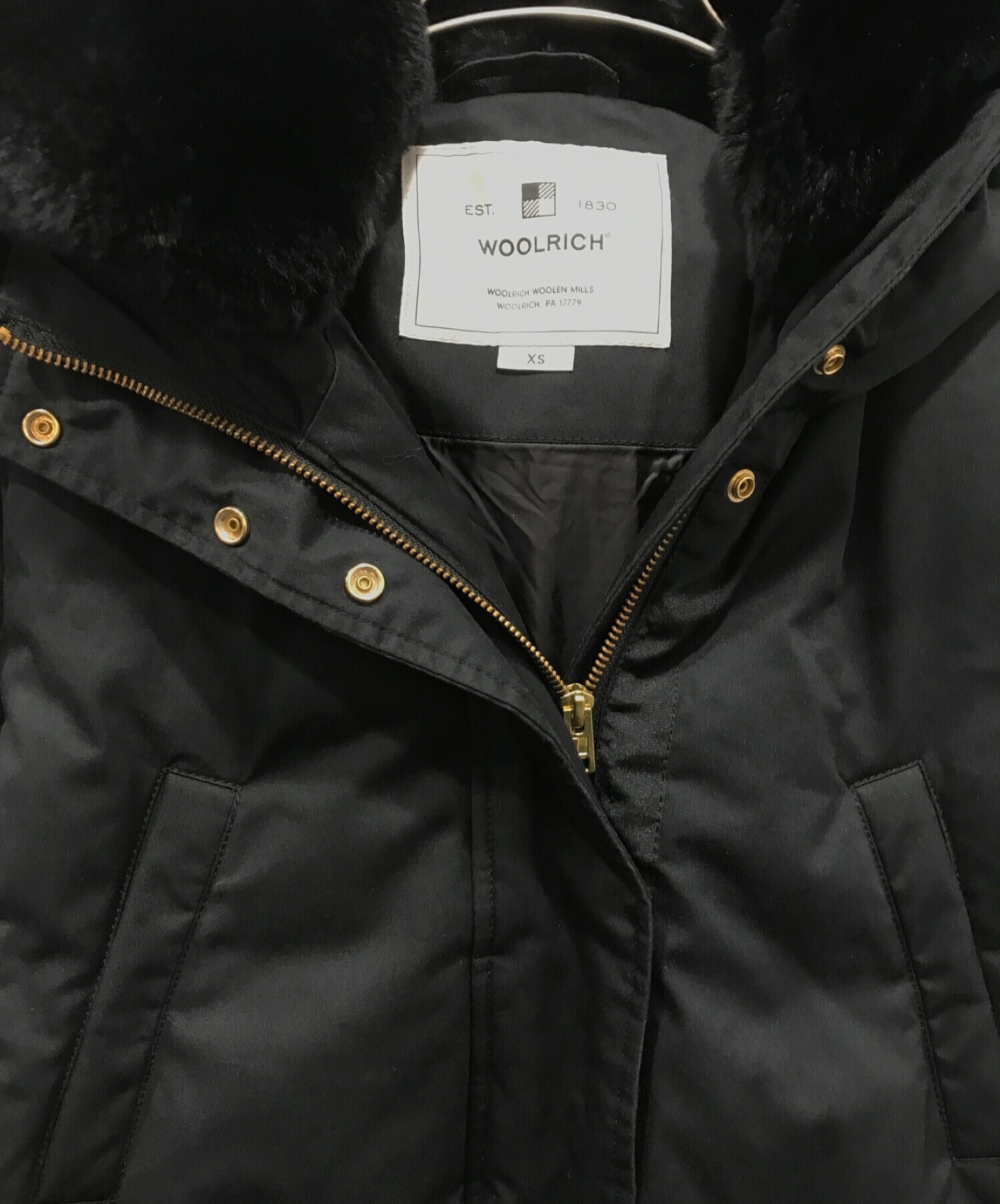 中古・古着通販】WOOLRICH (ウールリッチ) コクーンパーカ ブラック サイズ:XS｜ブランド・古着通販 トレファク公式【TREFAC  FASHION】スマホサイト