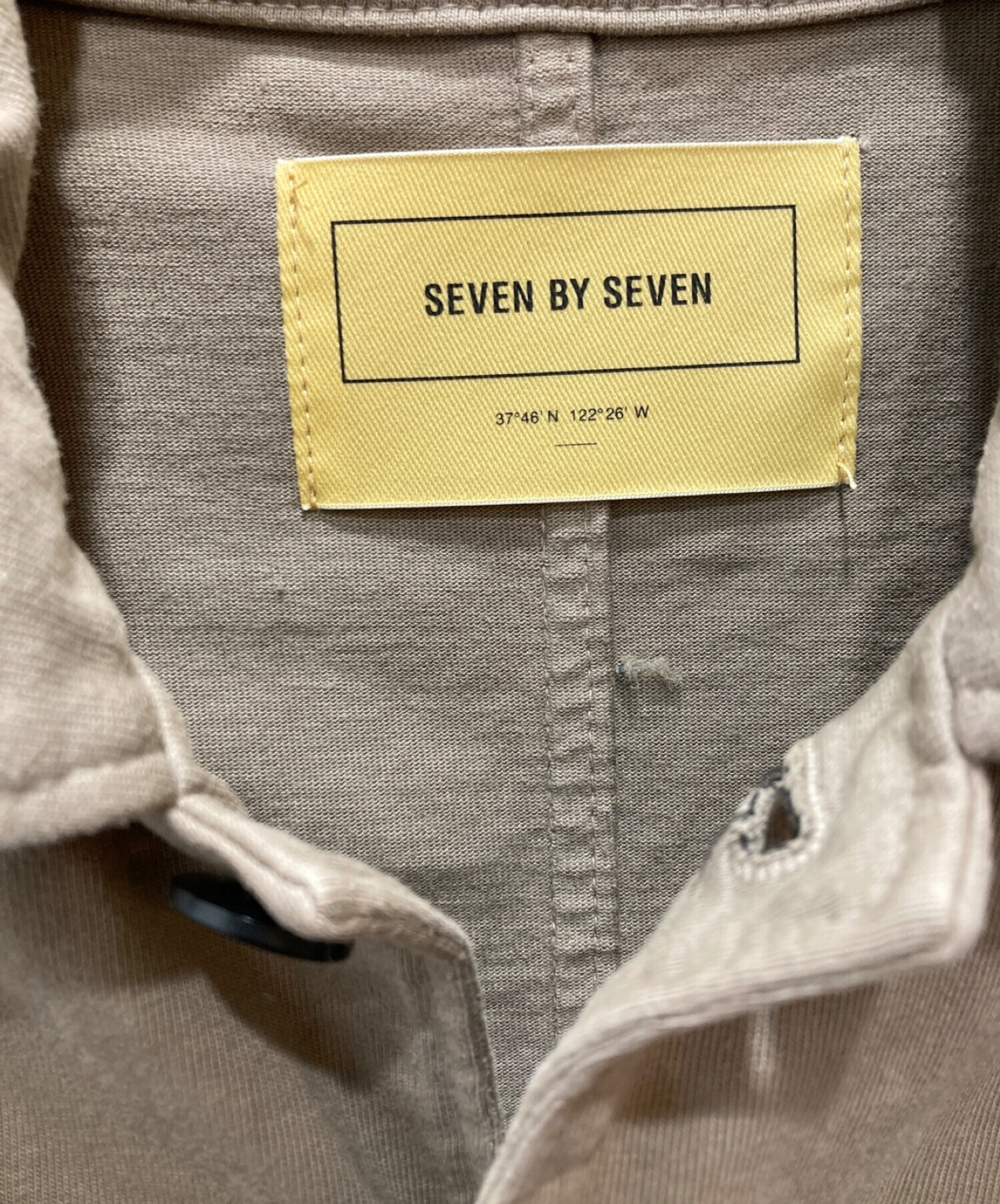 中古・古着通販】seven by seven (セブンバイセブン) カバーオール ベージュ サイズ:M｜ブランド・古着通販  トレファク公式【TREFAC FASHION】スマホサイト