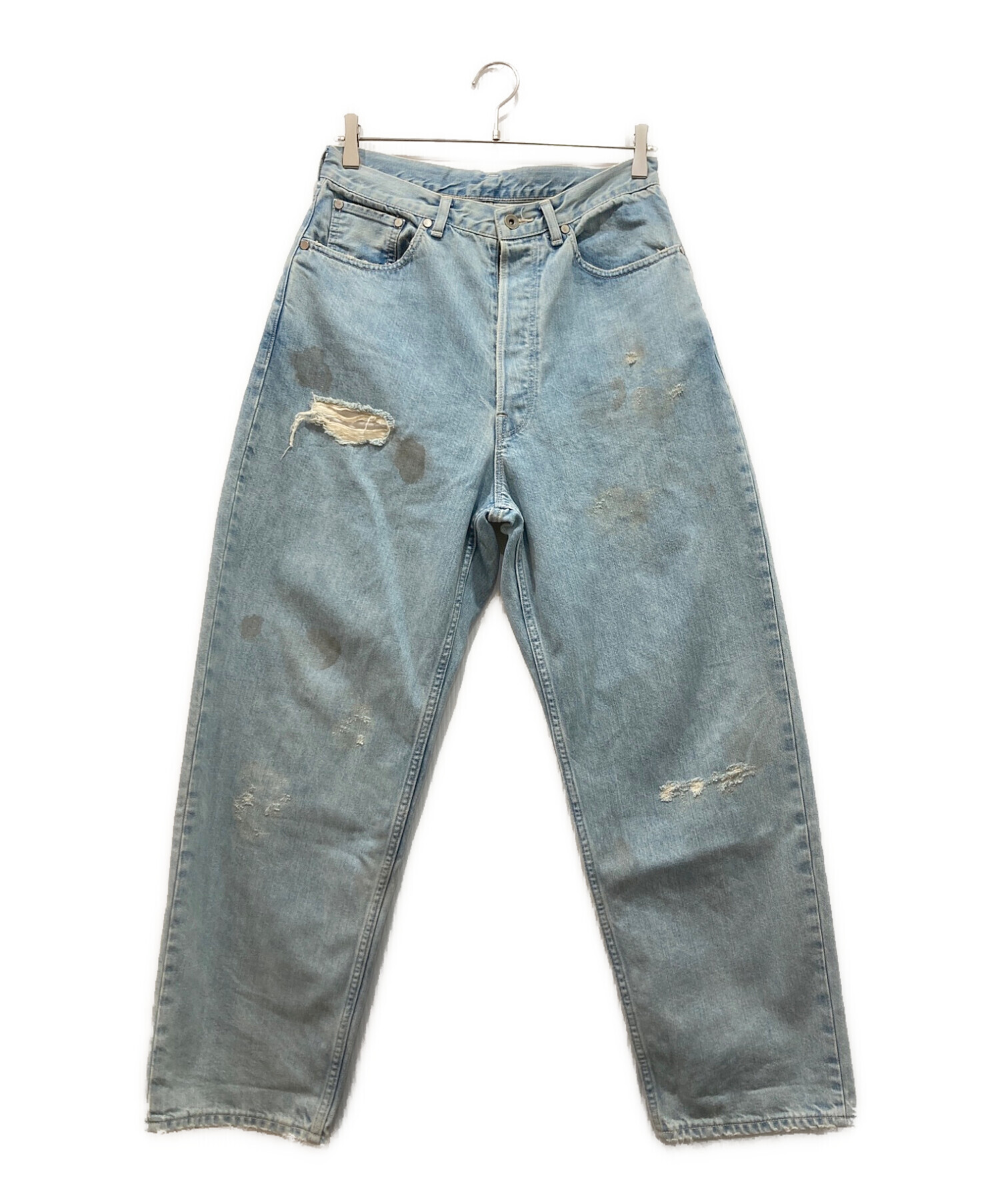 中古・古着通販】MARKA (マーカ) COCOON FIT JEANS DAMAGED インディゴ