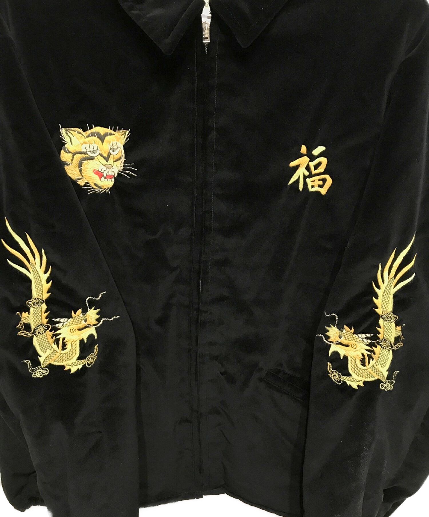 GOLD (東洋) VELVETEEN VIET-NAM JACKET M - スカジャン