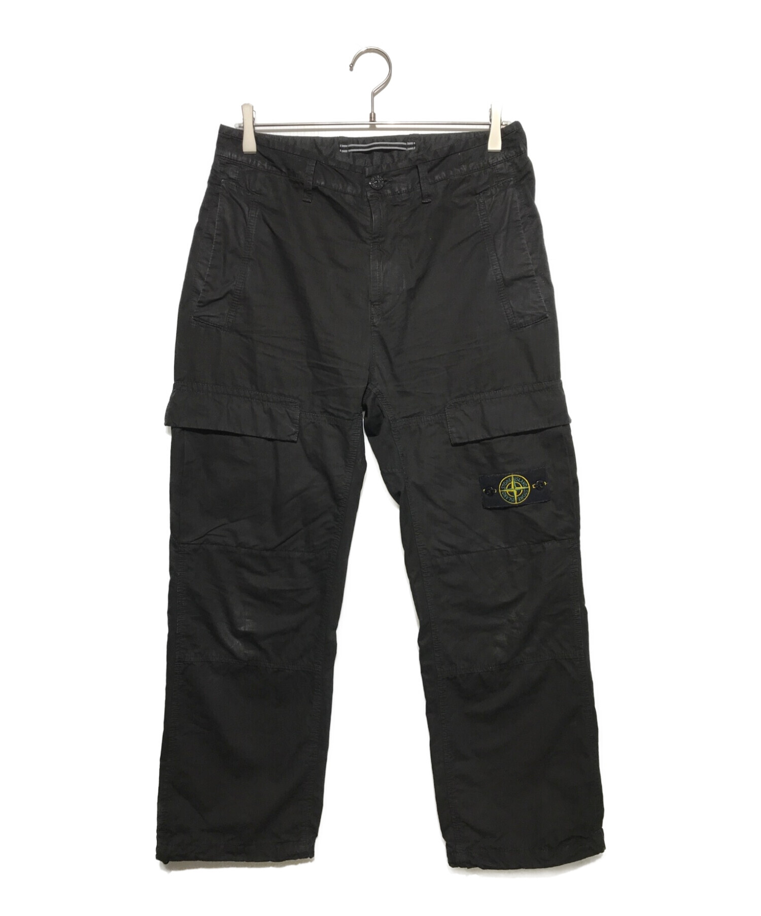 中古・古着通販】STONE ISLAND (ストーンアイランド) DYEING WIDE CARGO PANTS ブラック サイズ:29｜ブランド・古着通販  トレファク公式【TREFAC FASHION】スマホサイト