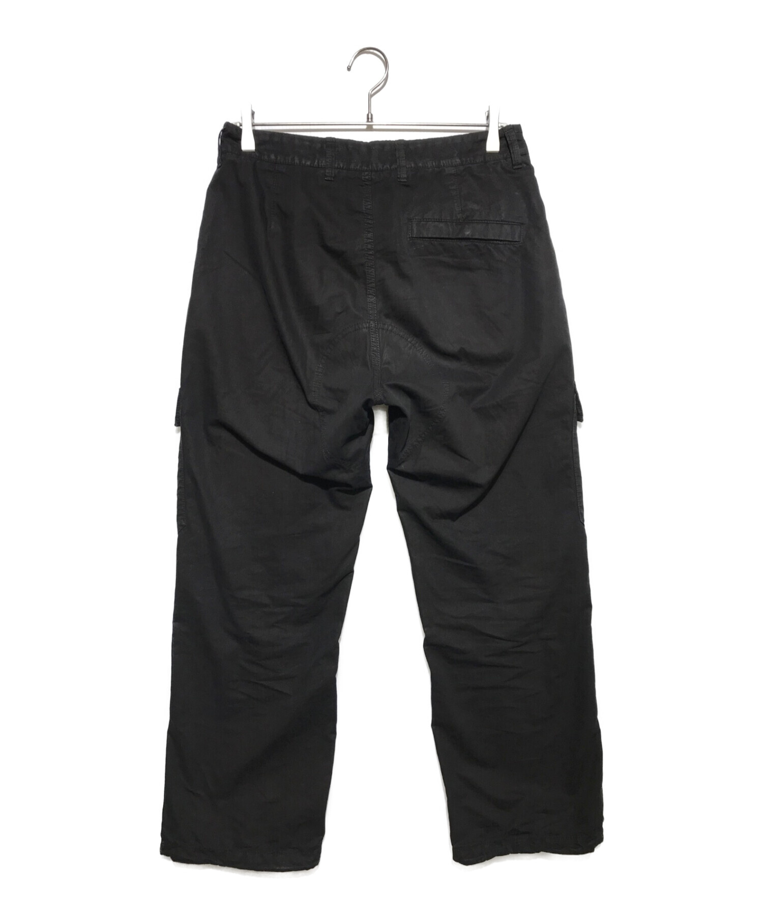 中古・古着通販】STONE ISLAND (ストーンアイランド) DYEING WIDE CARGO PANTS ブラック サイズ:29｜ブランド・古着通販  トレファク公式【TREFAC FASHION】スマホサイト