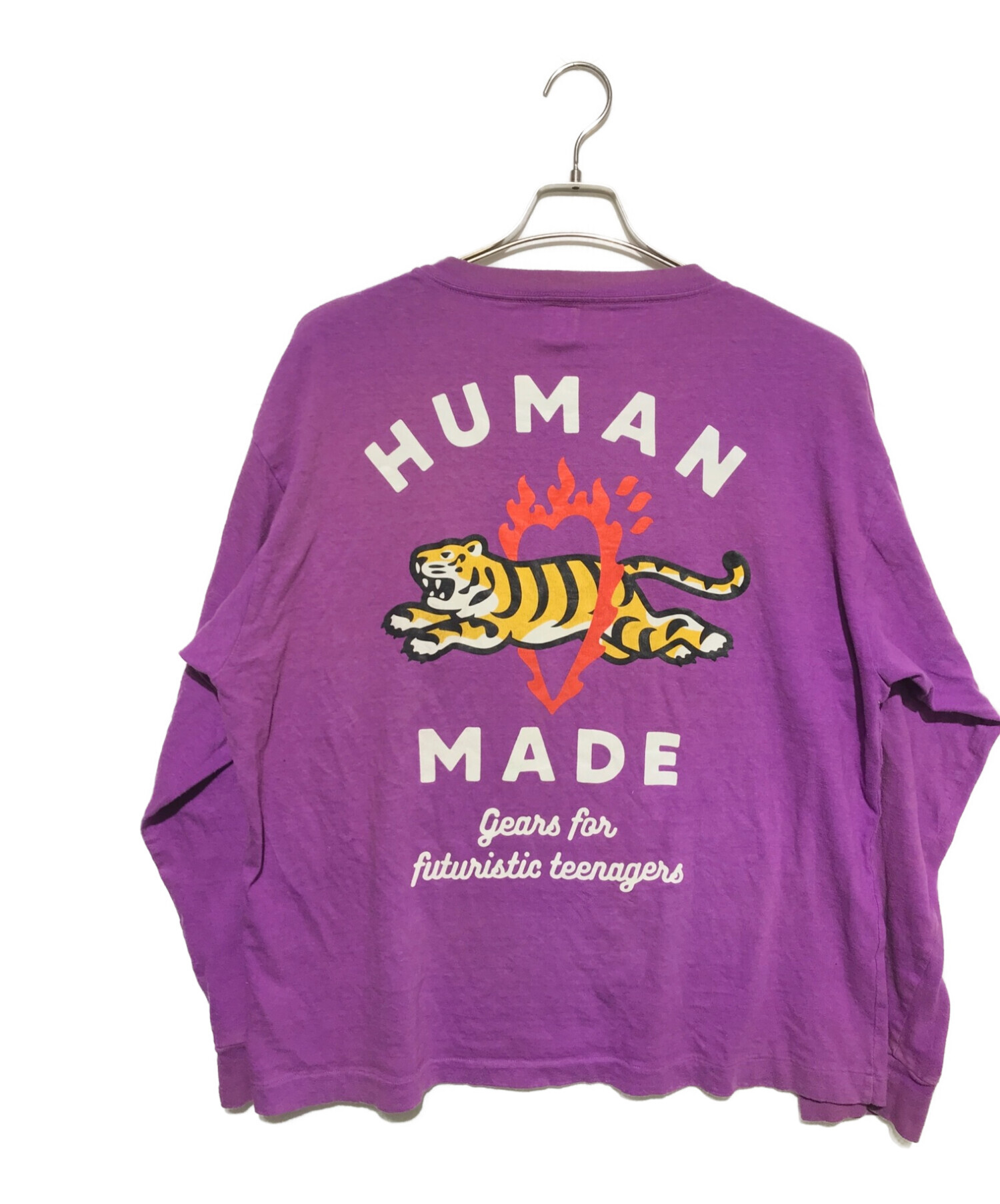 中古・古着通販】HUMAN MADE (ヒューマンメイド) graphic l/s t-shirt #3 パープル サイズ:XL｜ブランド・古着通販  トレファク公式【TREFAC FASHION】スマホサイト