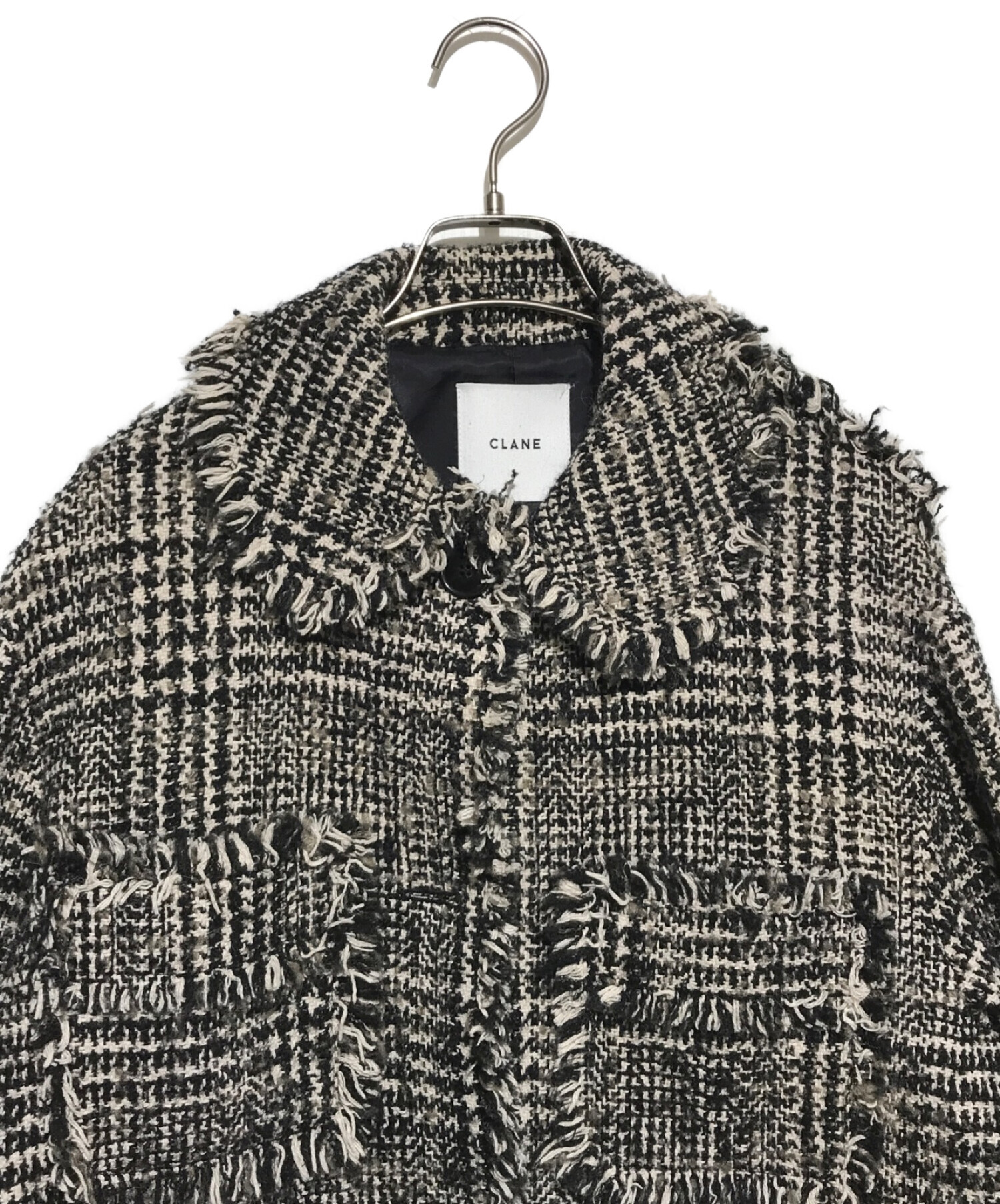 CLANE クラネ MIX TWEED BLOUSON - construramaragon.com