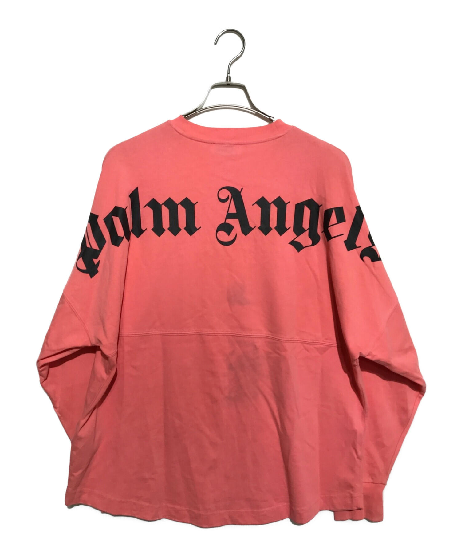 中古・古着通販】Palm Angels (パーム エンジェルス) バックロゴオーバーサイズクルーネック長袖Tシャツ ピンク サイズ:M｜ブランド・古着通販  トレファク公式【TREFAC FASHION】スマホサイト