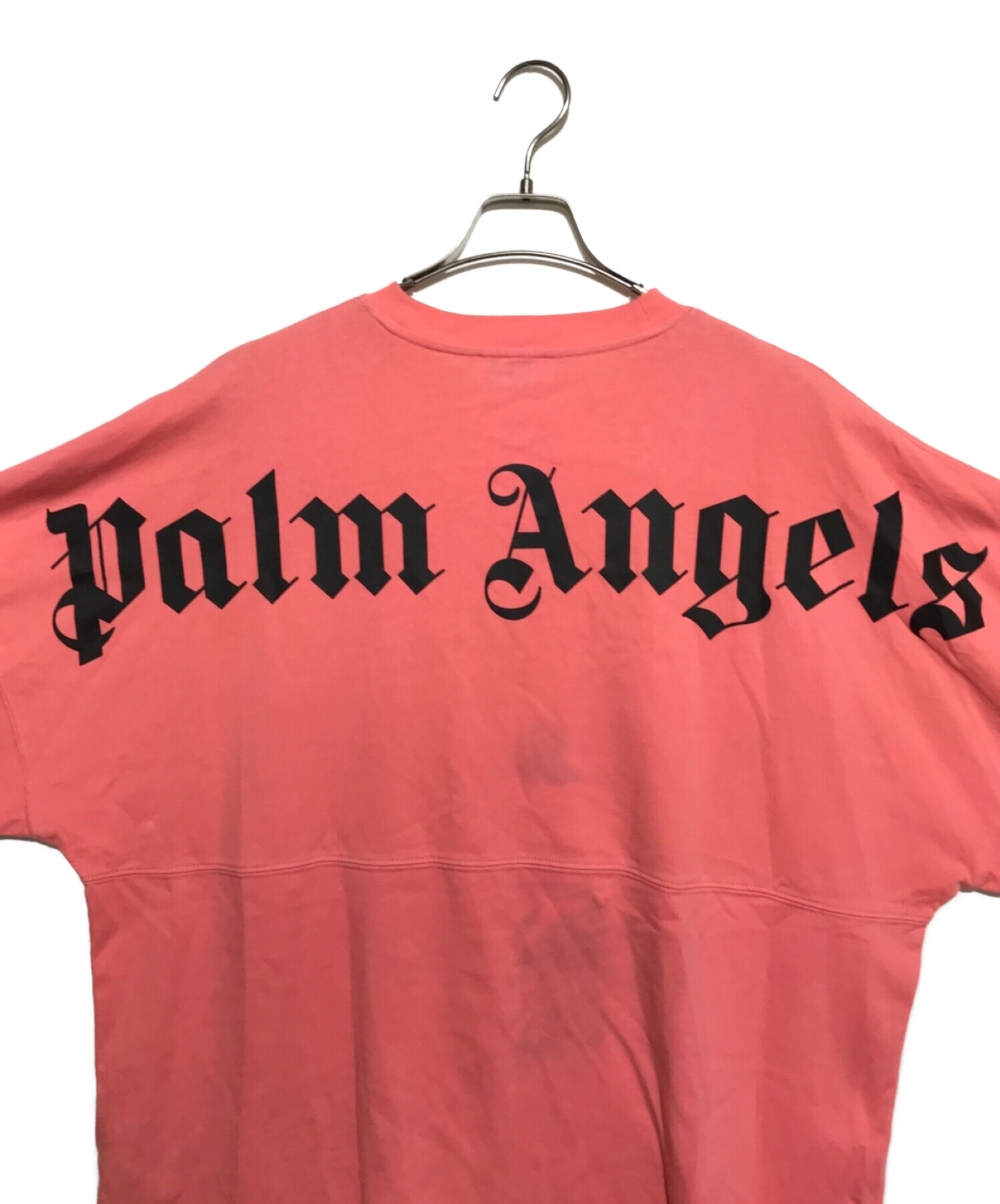 中古・古着通販】Palm Angels (パーム エンジェルス) バックロゴオーバーサイズクルーネック長袖Tシャツ ピンク サイズ:M｜ブランド・古着通販  トレファク公式【TREFAC FASHION】スマホサイト