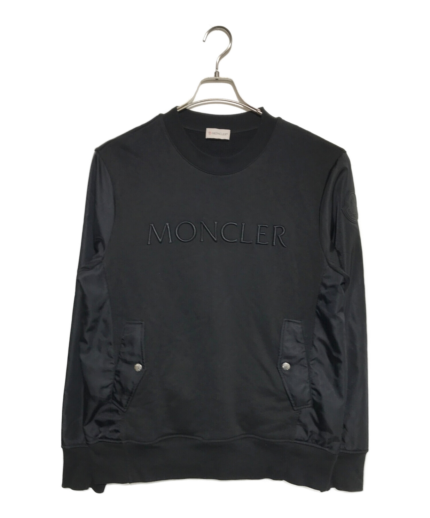 中古・古着通販】MONCLER (モンクレール) ナイロン切替スウェット ...