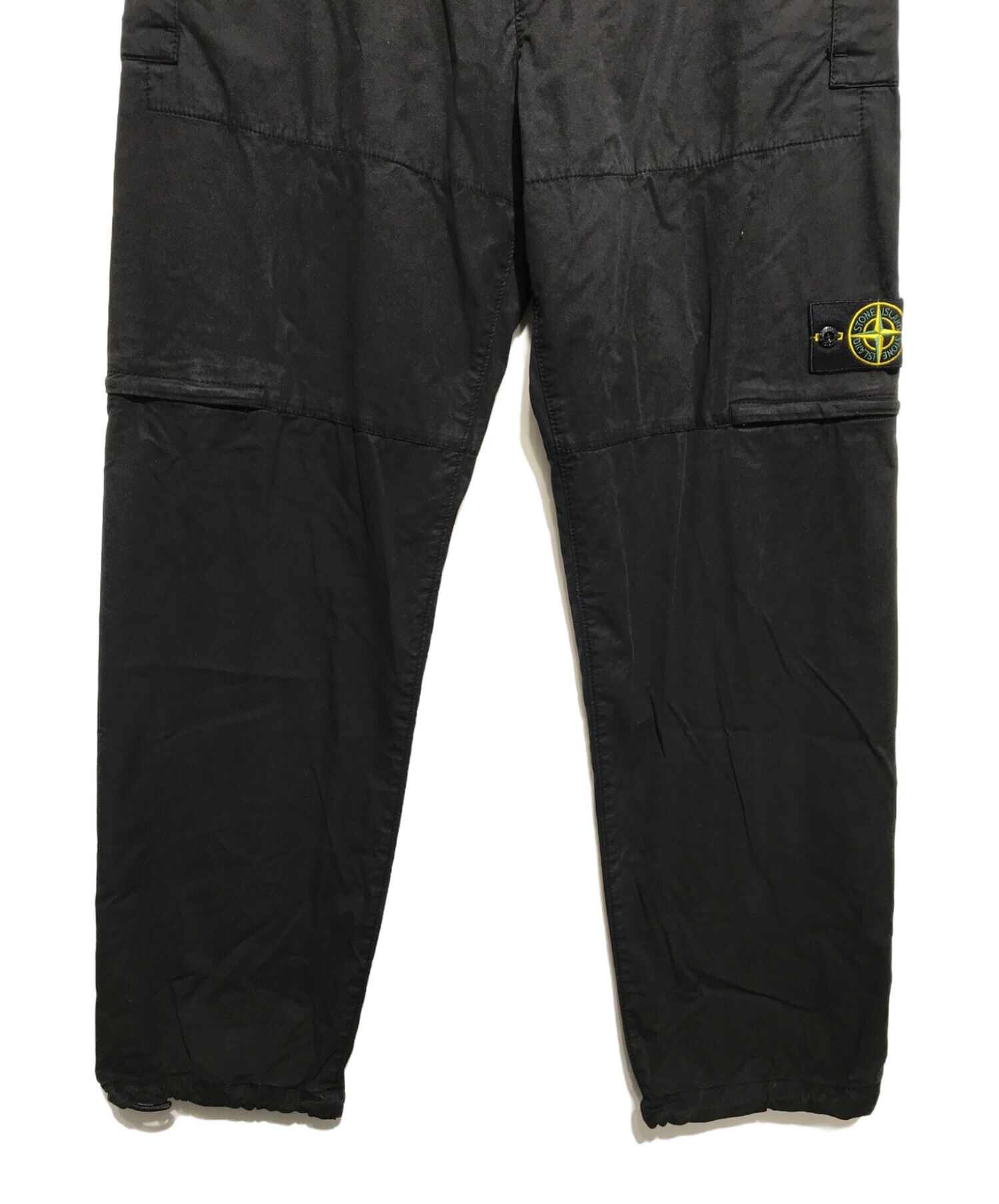 中古・古着通販】STONE ISLAND (ストーンアイランド) カーゴパンツ ブラック サイズ:W31｜ブランド・古着通販  トレファク公式【TREFAC FASHION】スマホサイト