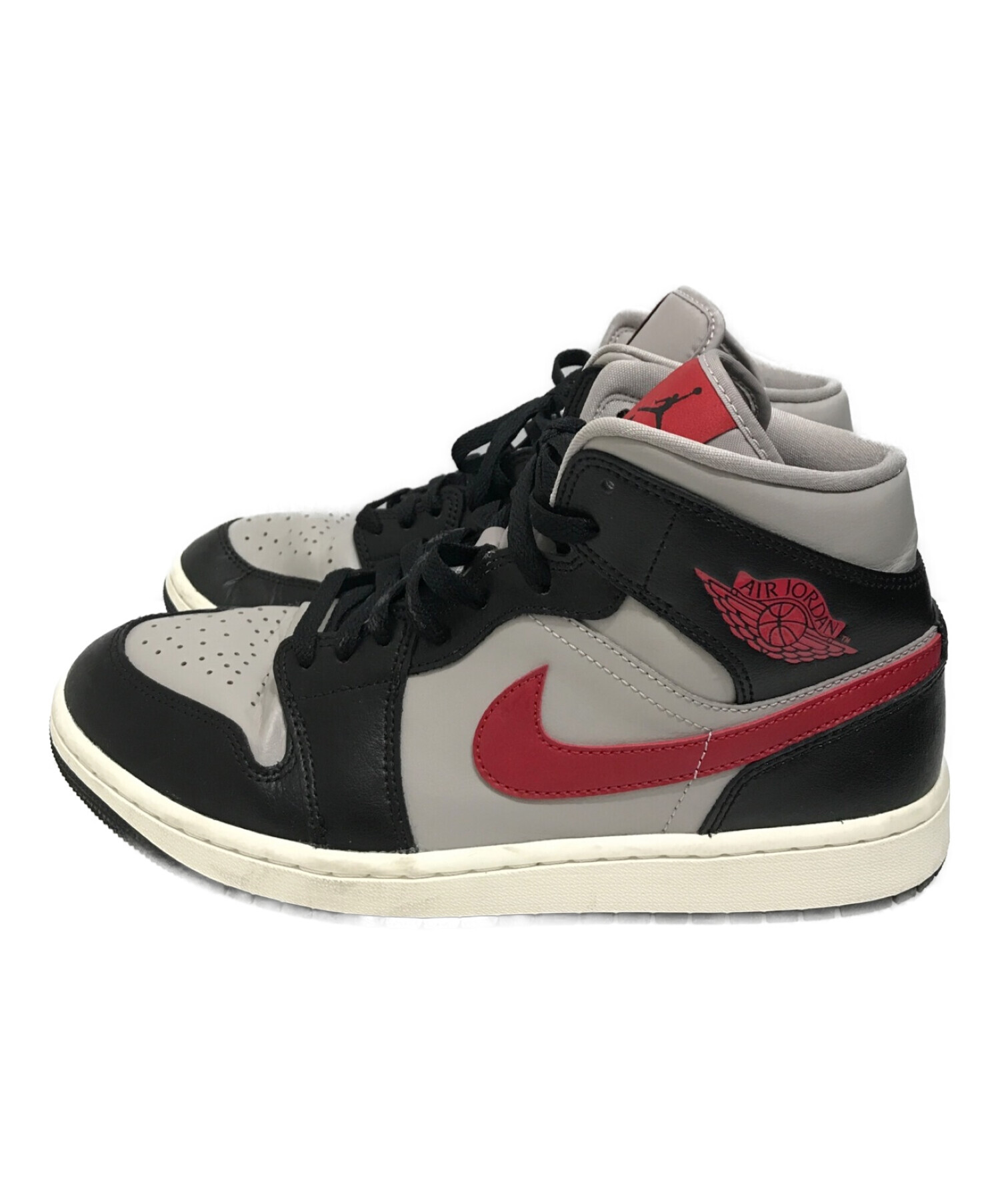 中古・古着通販】NIKE (ナイキ) WMNS Air Jordan 1 Mid Gym Red グレー ...