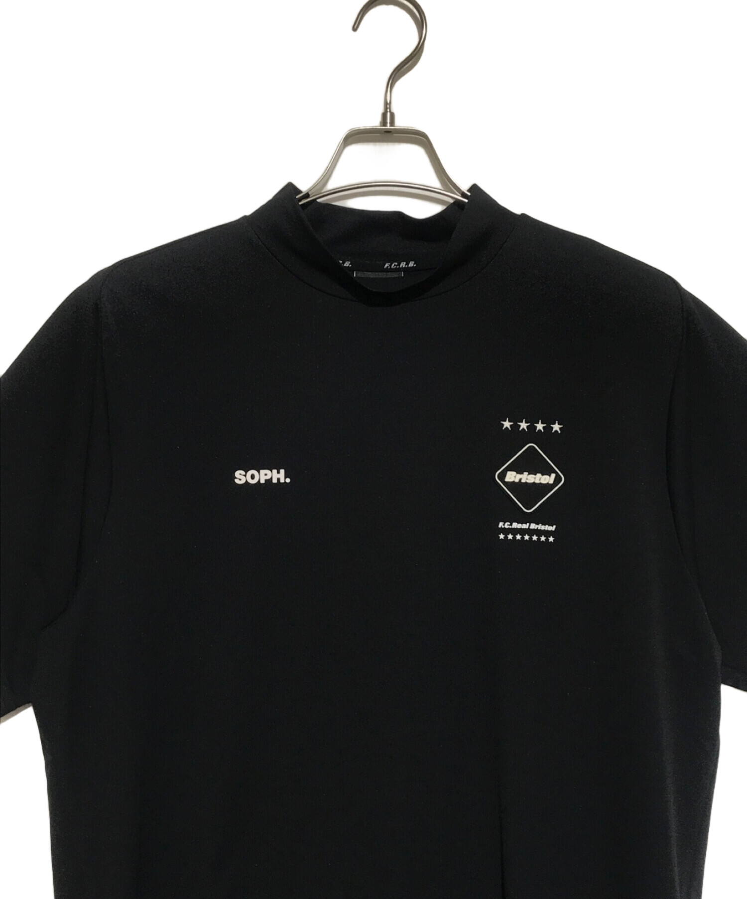 F.C.R.B. (エフシーアールビー) S/S TEAM MOCK NECK TOP ブラック サイズ:L