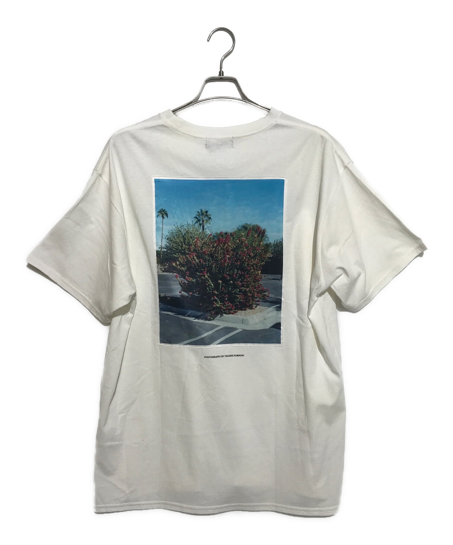 中古・古着通販】WIND AND SEA (ウィンダンシー) flower PHOTO SATIN Tシャツ ホワイト  サイズ:XL｜ブランド・古着通販 トレファク公式【TREFAC FASHION】スマホサイト