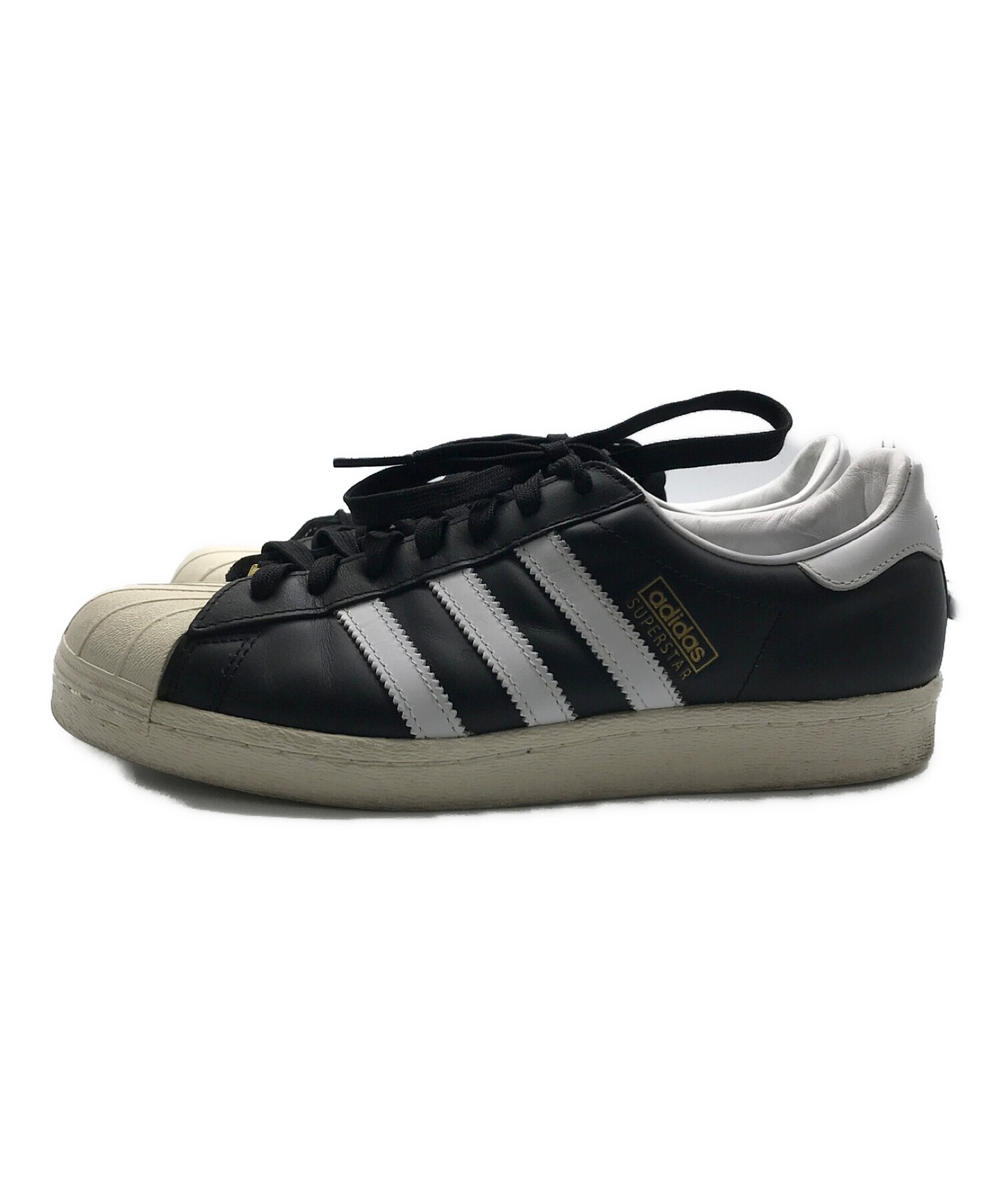 中古・古着通販】adidas (アディダス) A BATHING APE (アベイシングエイプ) スーパースター 80S BAPE ブラック×ホワイト  サイズ:27㎝｜ブランド・古着通販 トレファク公式【TREFAC FASHION】スマホサイト