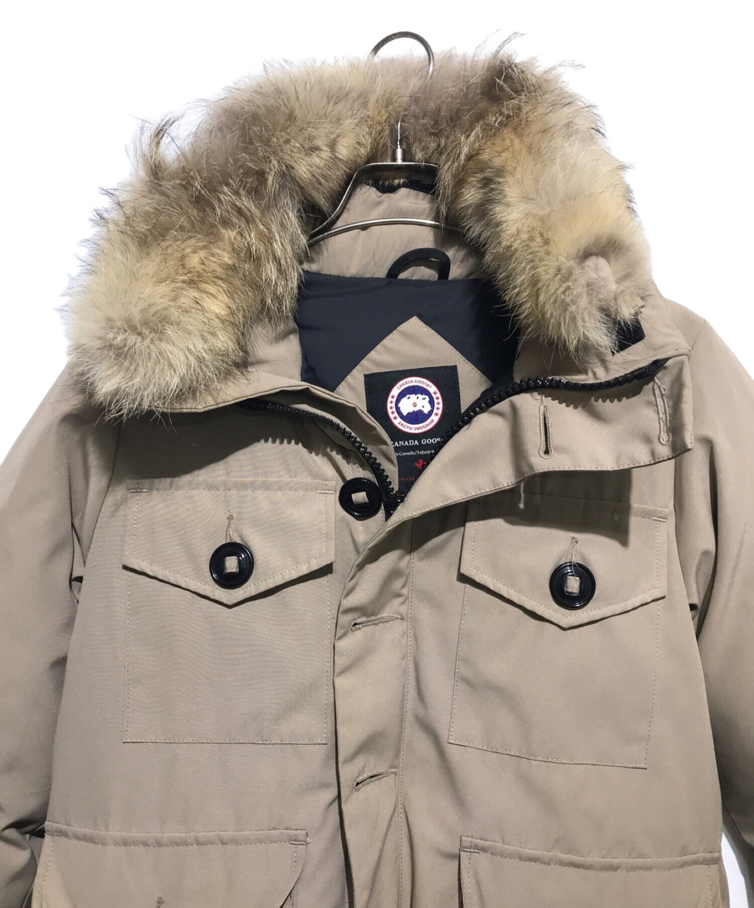 中古・古着通販】CANADA GOOSE (カナダグース) HAMILTONダウンジャケット ベージュ サイズ:S｜ブランド・古着通販  トレファク公式【TREFAC FASHION】スマホサイト