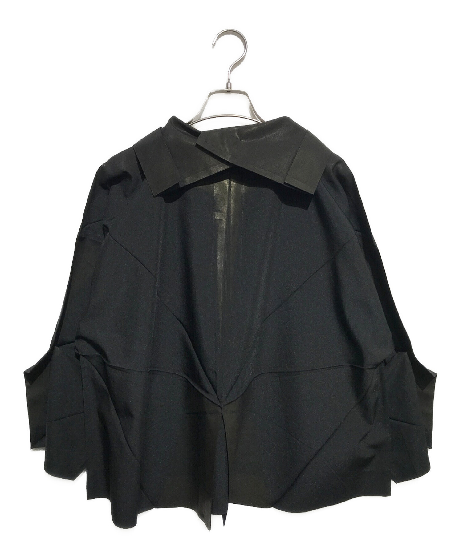 中古・古着通販】132 5. ISSEY MIYAKE (132 5. イッセイ ミヤケ) 変形スクエアシャツジャケット ブラック  サイズ:3｜ブランド・古着通販 トレファク公式【TREFAC FASHION】スマホサイト