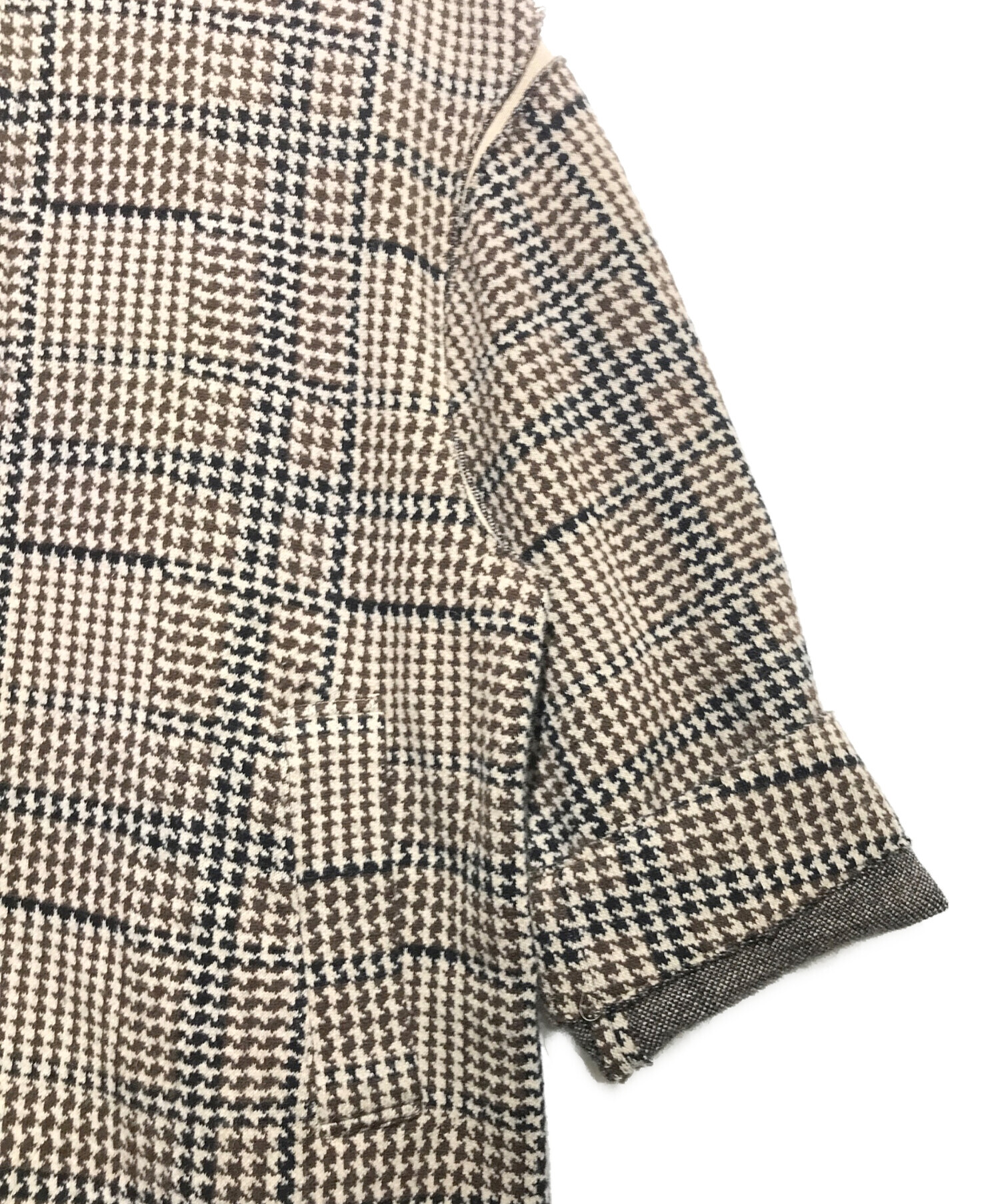 中古・古着通販】YOKE (ヨーク) GUN CLUB CHECK COAT ブラウン サイズ:M｜ブランド・古着通販 トレファク公式【TREFAC  FASHION】スマホサイト