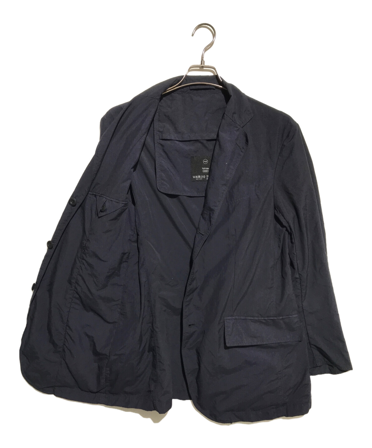 中古・古着通販】TEATORA (テアトラ) Device Jacket Packable ネイビー サイズ:46｜ブランド・古着通販  トレファク公式【TREFAC FASHION】スマホサイト