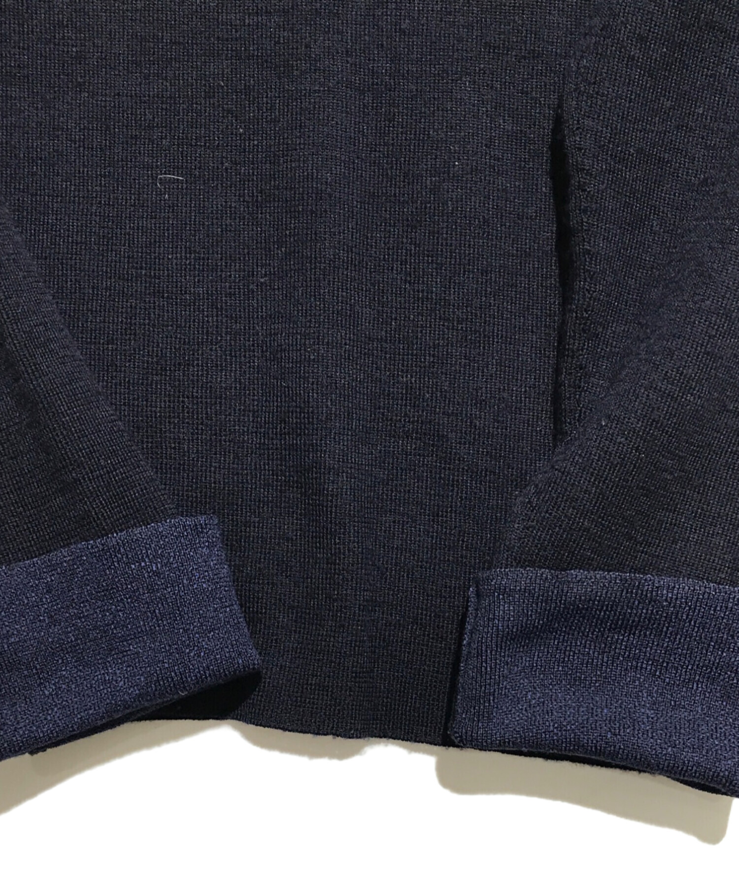 中古・古着通販】ISSEY MIYAKE (イッセイミヤケ) タートルネックニット ネイビー サイズ:3｜ブランド・古着通販  トレファク公式【TREFAC FASHION】スマホサイト