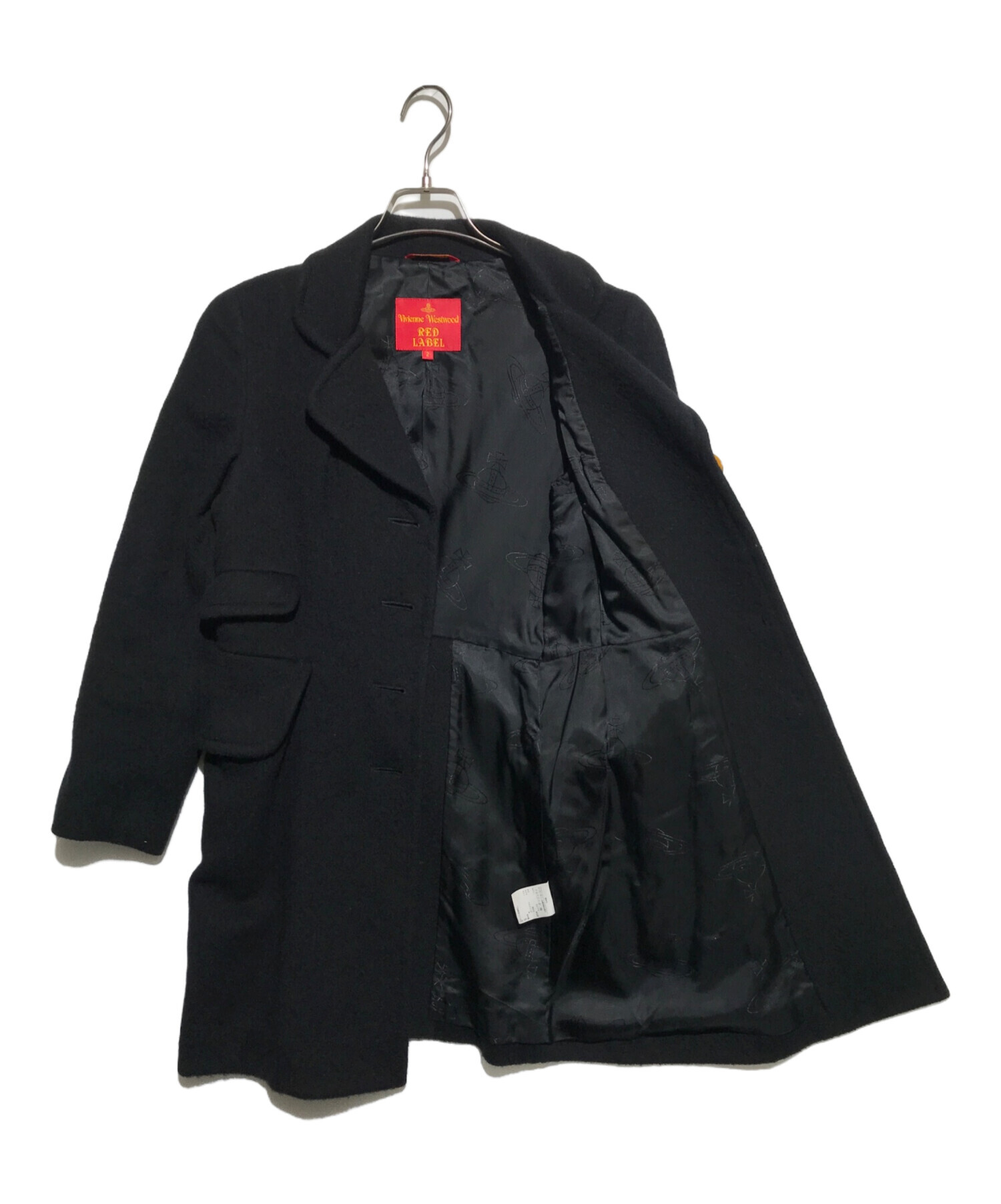 中古・古着通販】Vivienne Westwood RED LABEL (ヴィヴィアンウエストウッドレッドレーベル) ラブコート ブラック  サイズ:2｜ブランド・古着通販 トレファク公式【TREFAC FASHION】スマホサイト