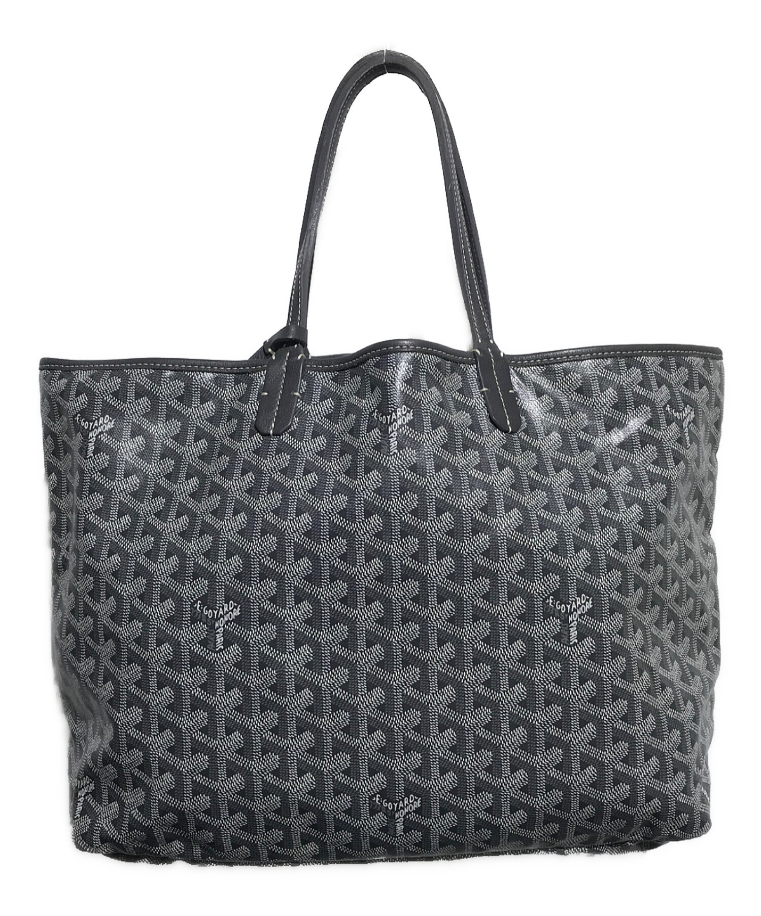 中古・古着通販】GOYARD (ゴヤール) アンジュ サンルイコーティングキャンバストートバッグ グレー｜ブランド・古着通販  トレファク公式【TREFAC FASHION】スマホサイト