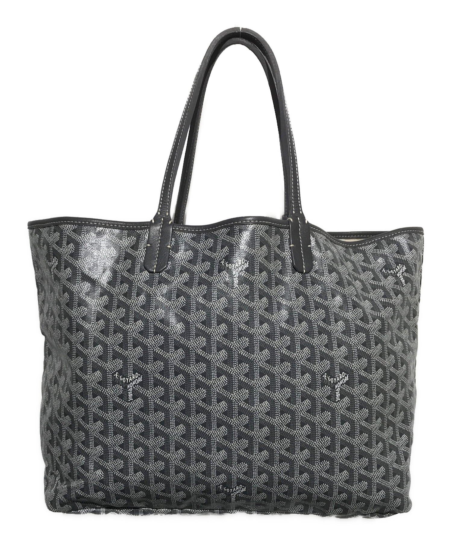 中古・古着通販】GOYARD (ゴヤール) アンジュ サンルイコーティングキャンバストートバッグ グレー｜ブランド・古着通販  トレファク公式【TREFAC FASHION】スマホサイト