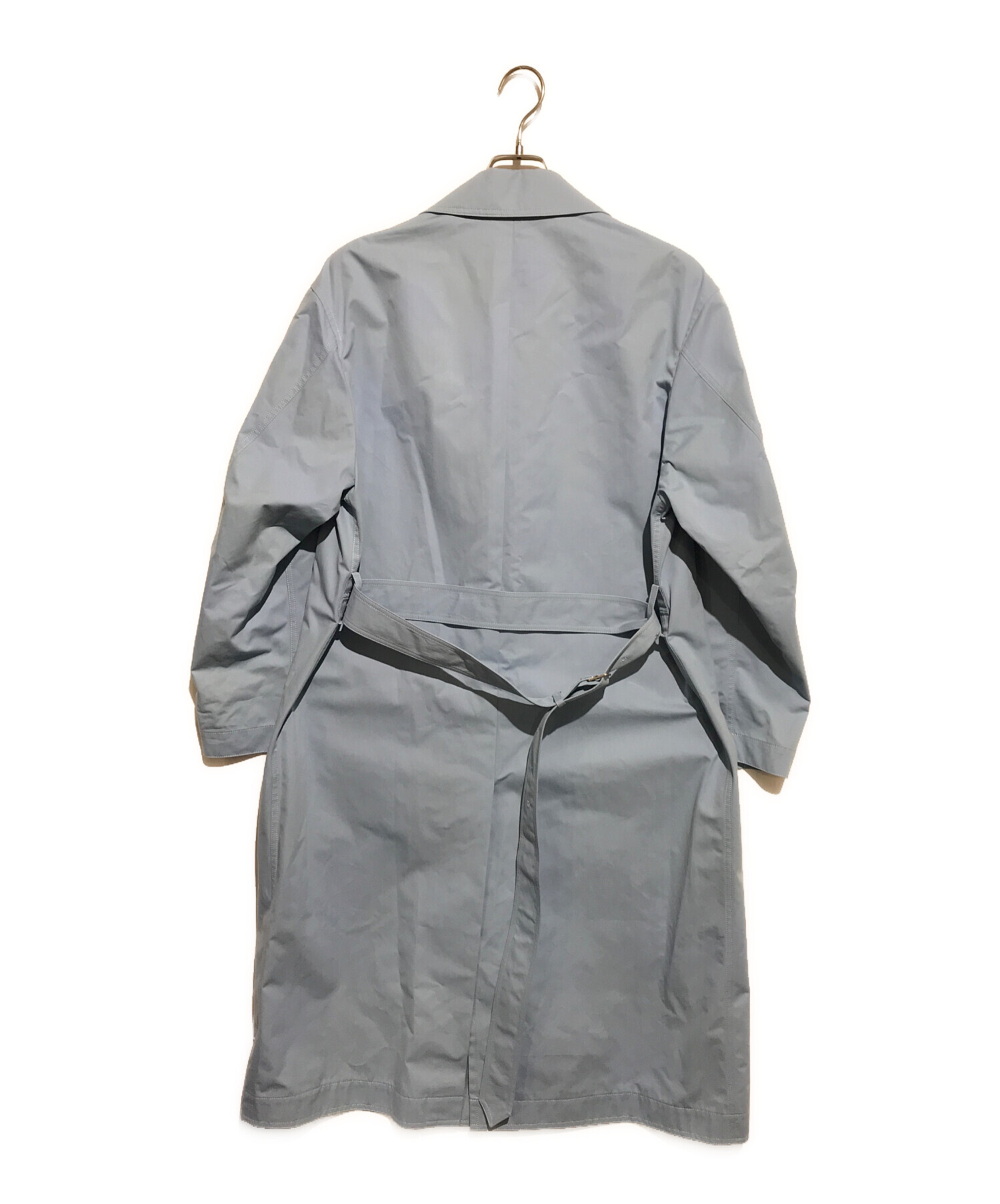 中古・古着通販】AURALEE (オーラリー) SUPER HIGH DENSITY WEATHER CLOTH COAT ブルー  サイズ:3｜ブランド・古着通販 トレファク公式【TREFAC FASHION】スマホサイト