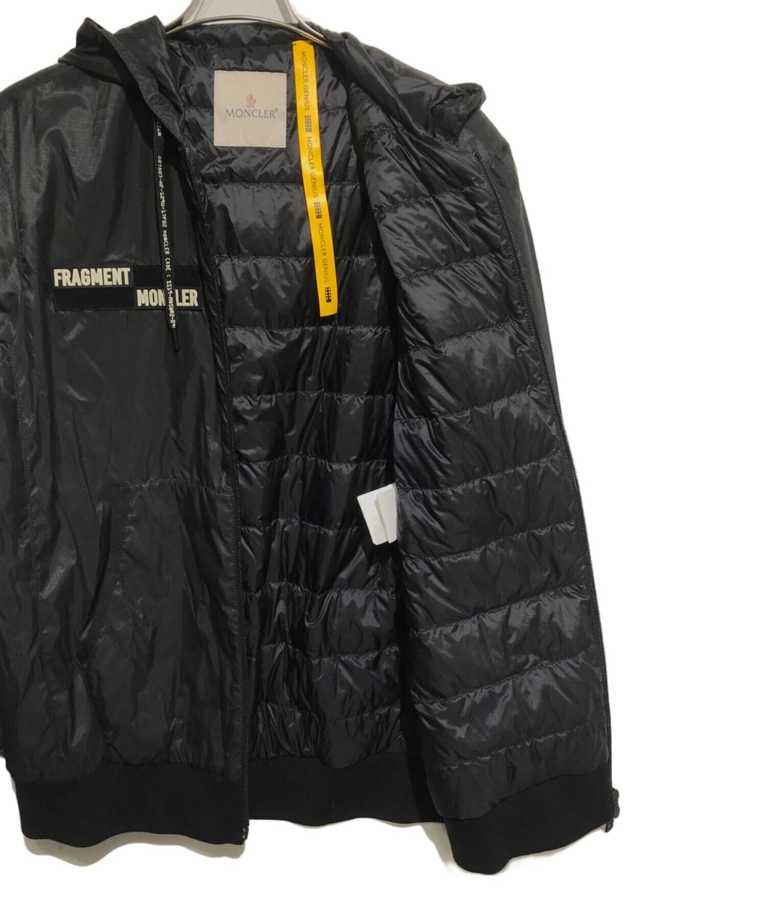 中古・古着通販】MONCLER GENIUS (モンクレール ジーニアス) FRAGMENT DESIGN (フラグメントデザイン)  ナイロンダウンジャケット ブラック サイズ:2｜ブランド・古着通販 トレファク公式【TREFAC FASHION】スマホサイト