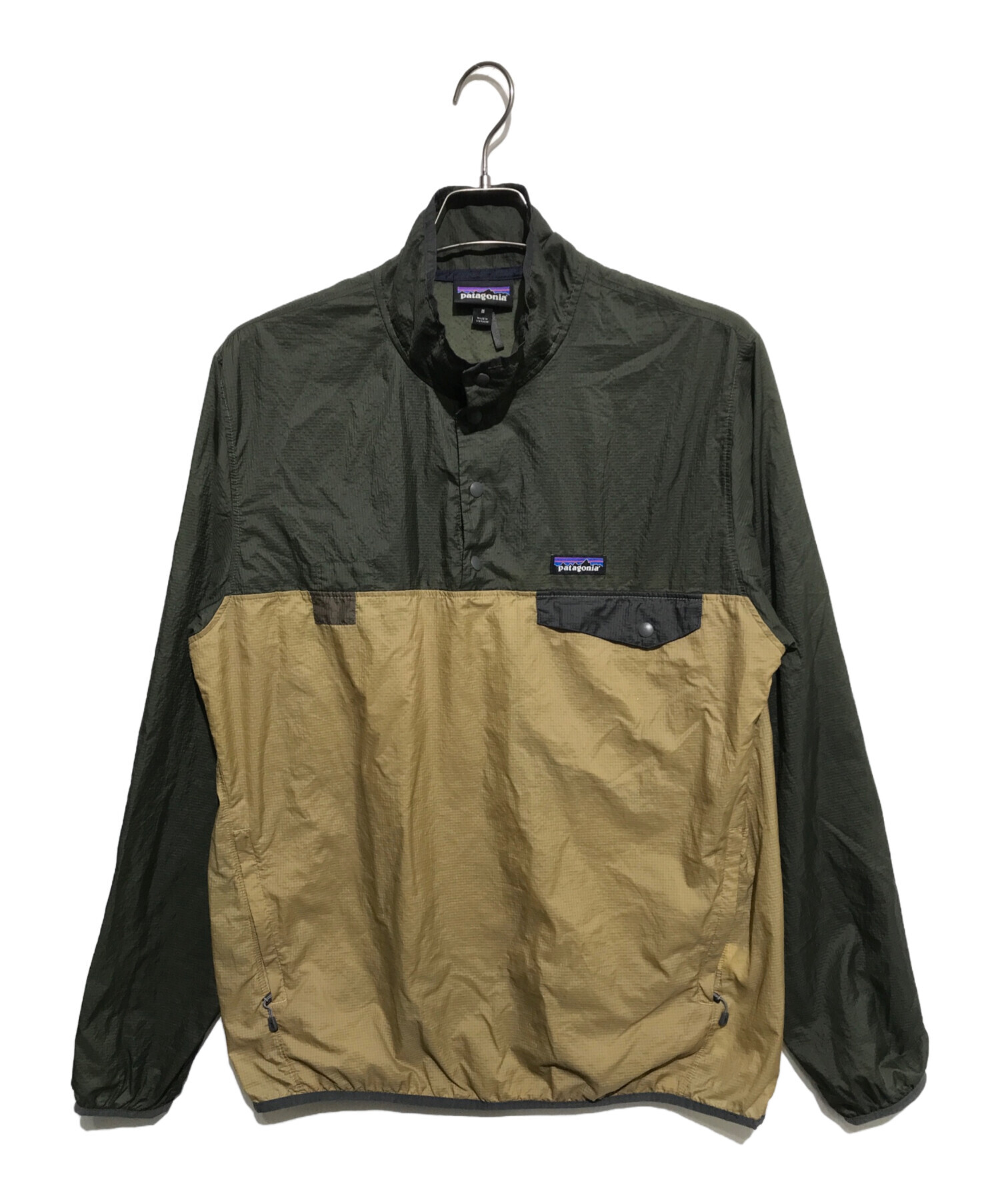 中古・古着通販】Patagonia (パタゴニア) フーディニ スナップT・プルオーバー ベージュ サイズ:M｜ブランド・古着通販  トレファク公式【TREFAC FASHION】スマホサイト