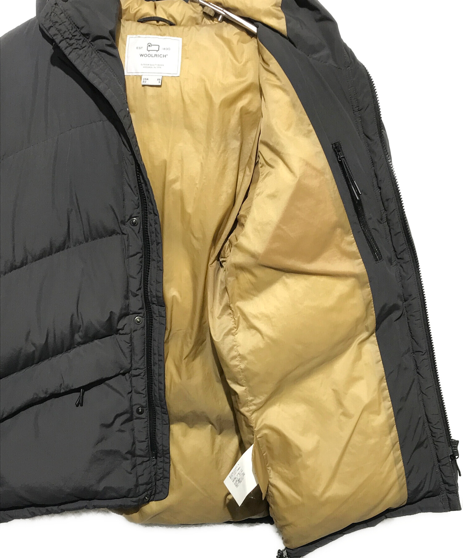 中古・古着通販】WOOLRICH (ウールリッチ) ウィンターパトロールダウンパーカ ブラック サイズ:USA XS｜ブランド・古着通販  トレファク公式【TREFAC FASHION】スマホサイト