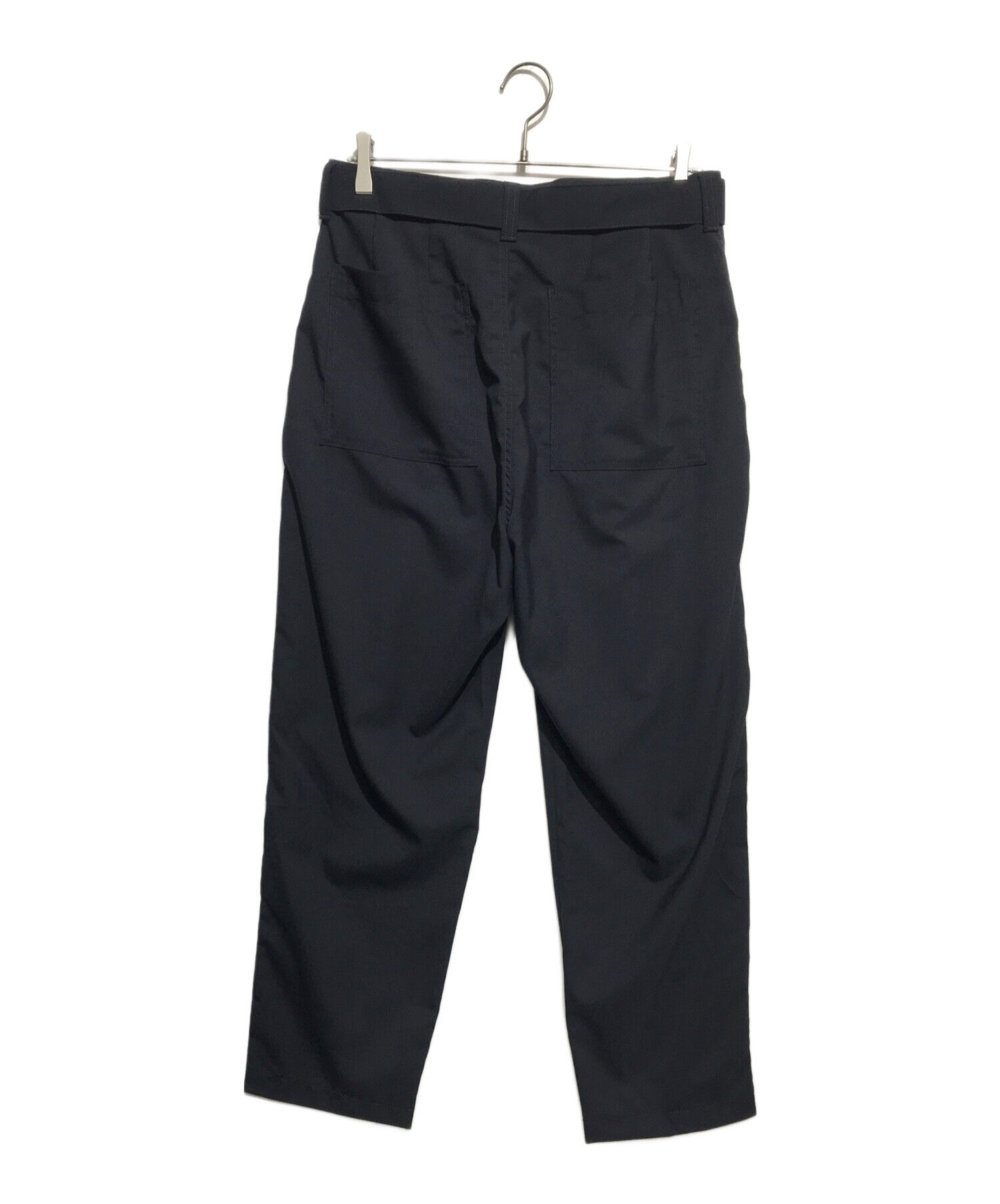 中古・古着通販】SOPHNET. (ソフネット) WIDE BELTED BAGGY TUCK TAPERED PANTS ネイビー サイズ:L  未使用品｜ブランド・古着通販 トレファク公式【TREFAC FASHION】スマホサイト