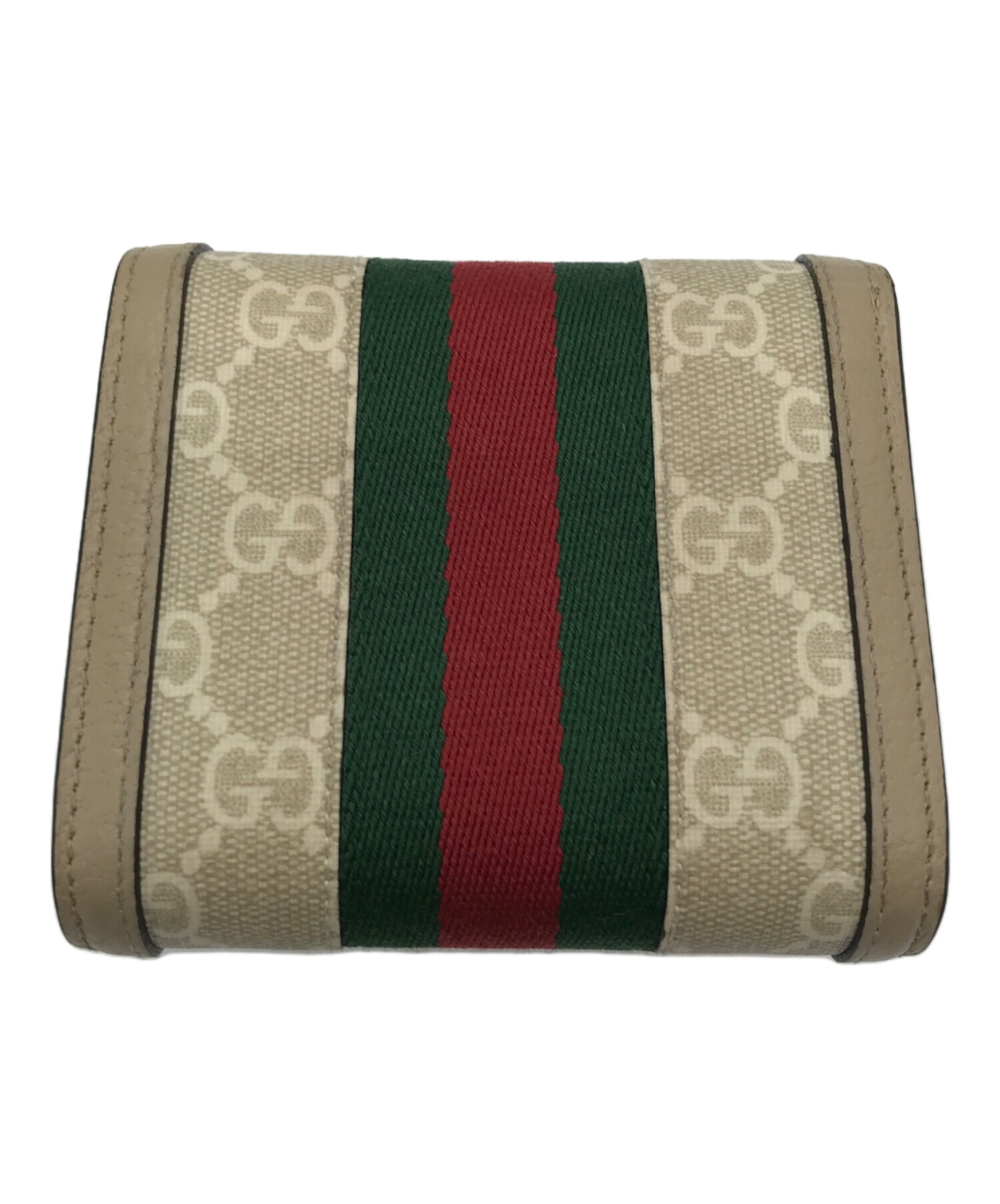 GUCCI (グッチ) オフィディアGG カードケース ウォレット ベージュ