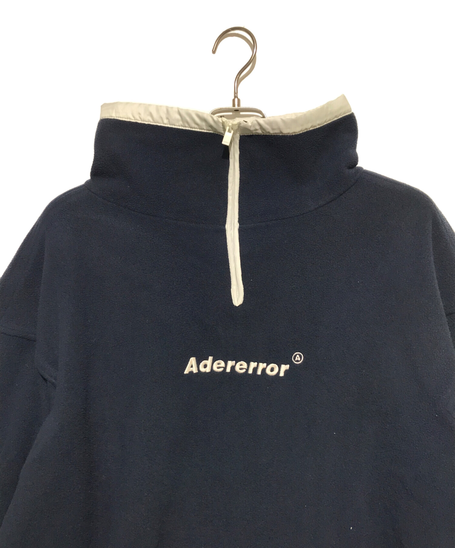 中古・古着通販】ADER error (アーダーエラー) ハーフジップフリースプルオーバー ネイビー サイズ:3｜ブランド・古着通販  トレファク公式【TREFAC FASHION】スマホサイト