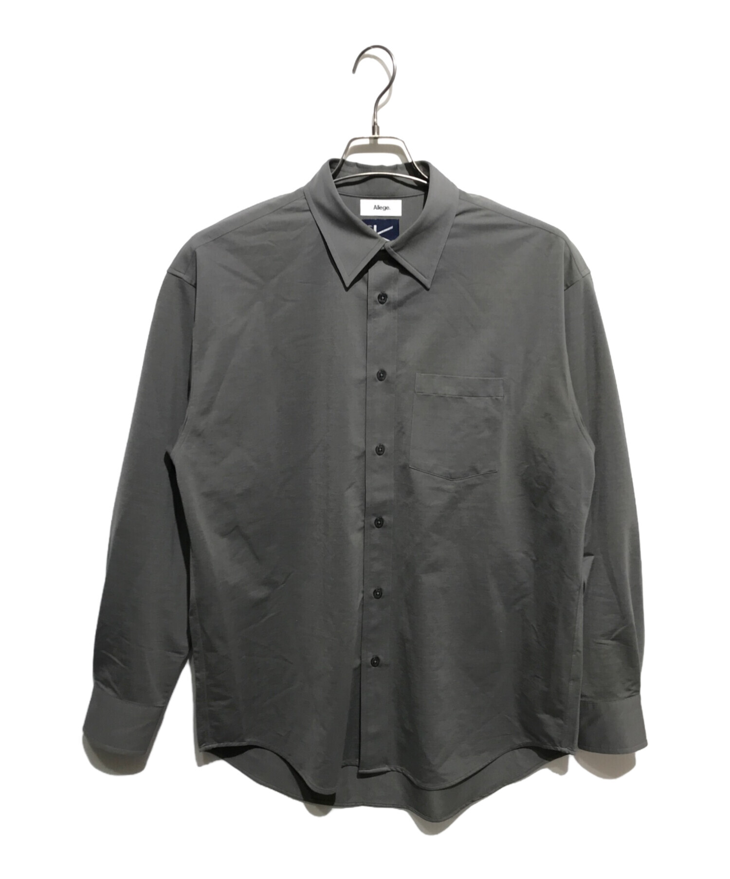 中古・古着通販】ALLEGE (アレッジ) KANEMASA PHIL. (カネマサフィル) Standard Shirts グレー  サイズ:34｜ブランド・古着通販 トレファク公式【TREFAC FASHION】スマホサイト