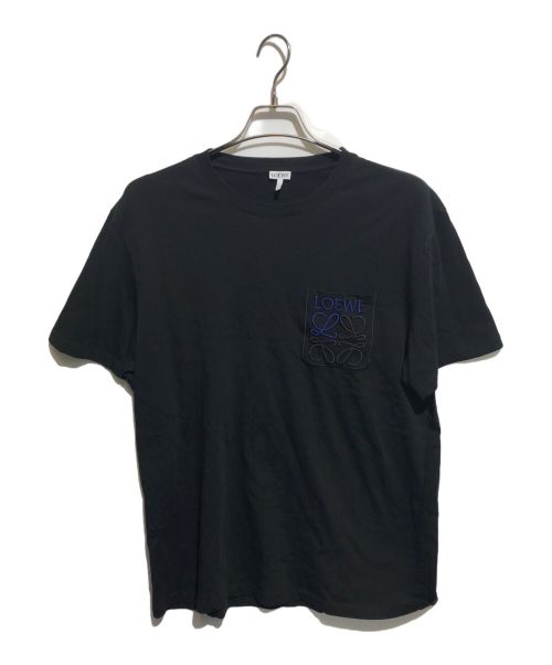 中古・古着通販】LOEWE (ロエベ) アナグラム刺繍ポケットTシャツ ブラック サイズ:M｜ブランド・古着通販 トレファク公式【TREFAC  FASHION】スマホサイト