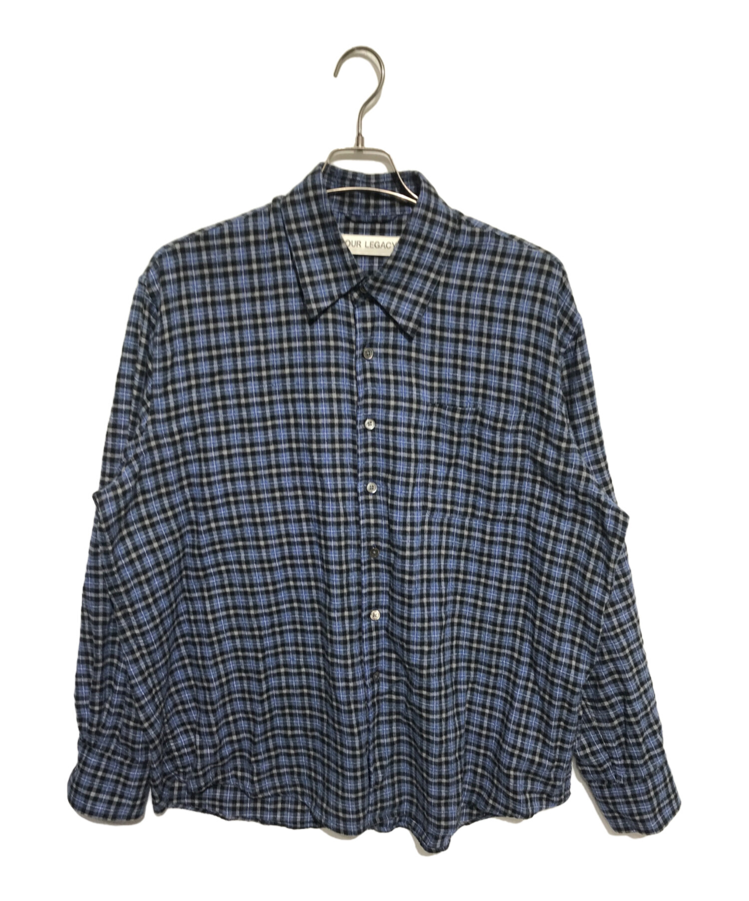 中古・古着通販】OUR LEGACY (アワーレガシー) Above Shirt ブルー サイズ:48｜ブランド・古着通販  トレファク公式【TREFAC FASHION】スマホサイト