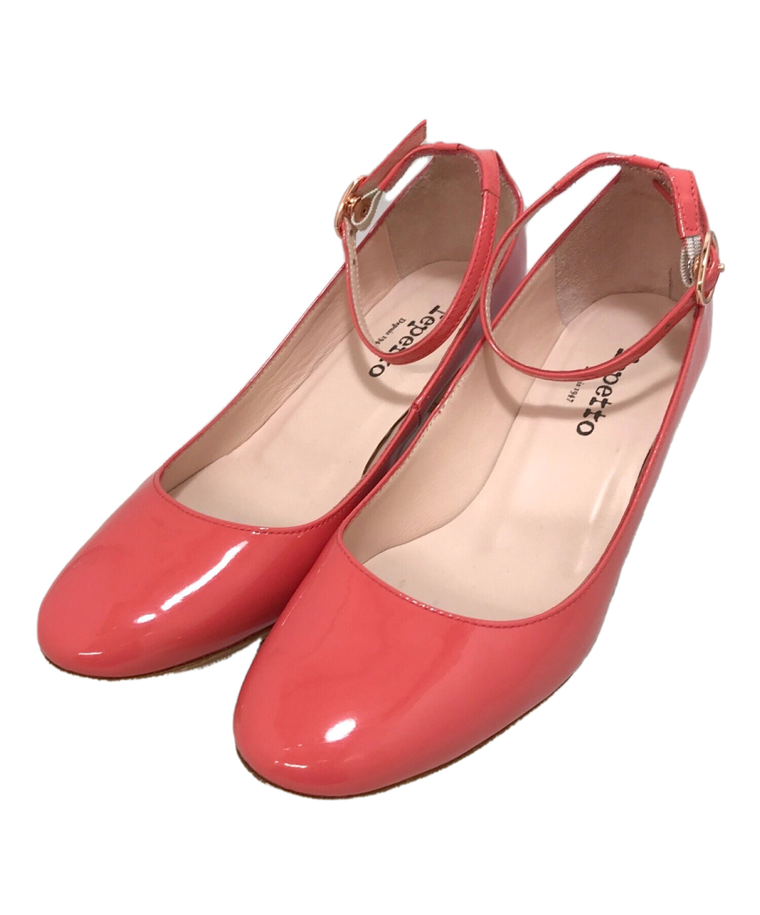 repetto (レペット) Electra mary jane/ヒールパンプス ピンク サイズ:37 1/2