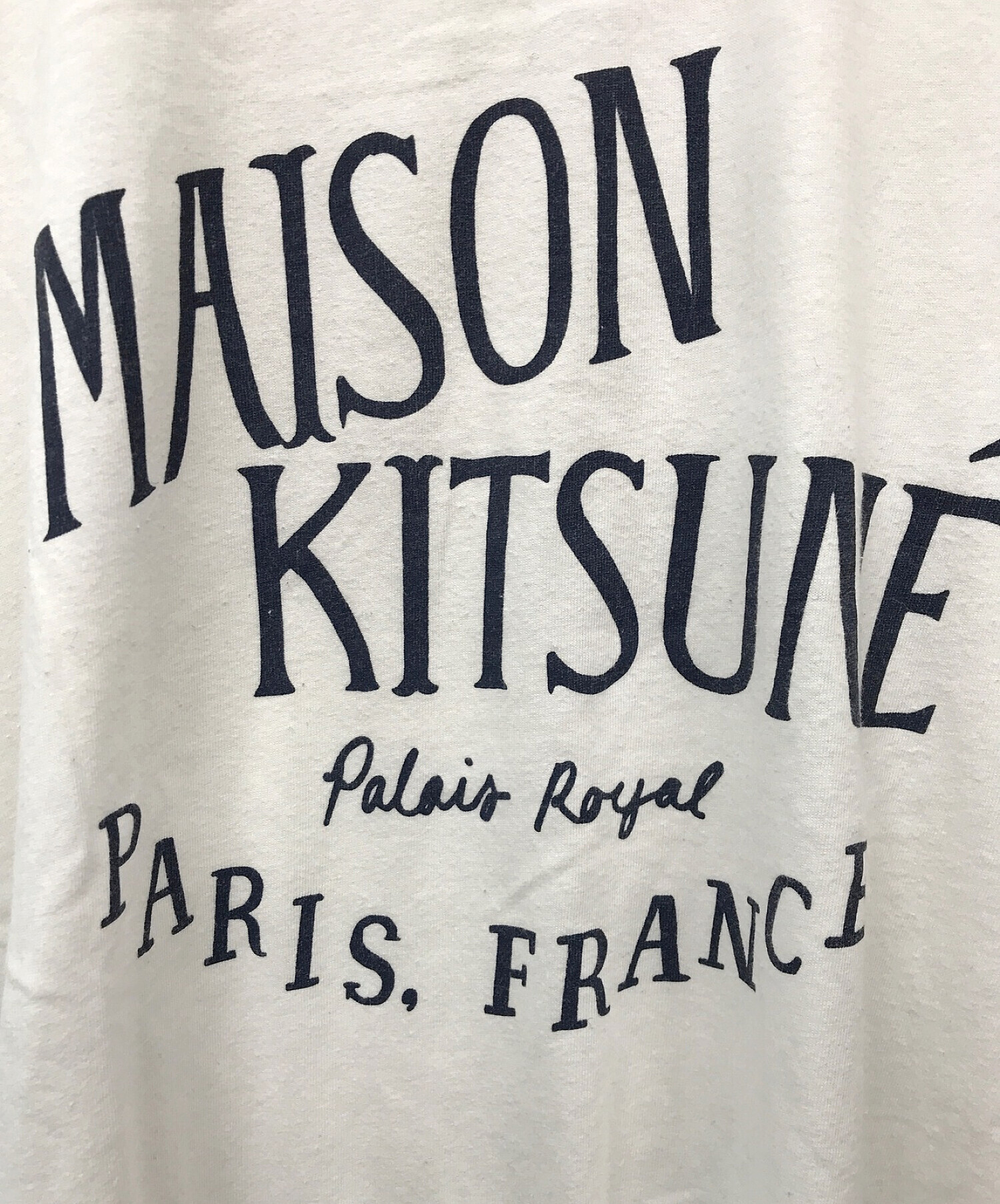 maison kitsune (メゾンキツネ) Tシャツ ホワイト サイズ:XS