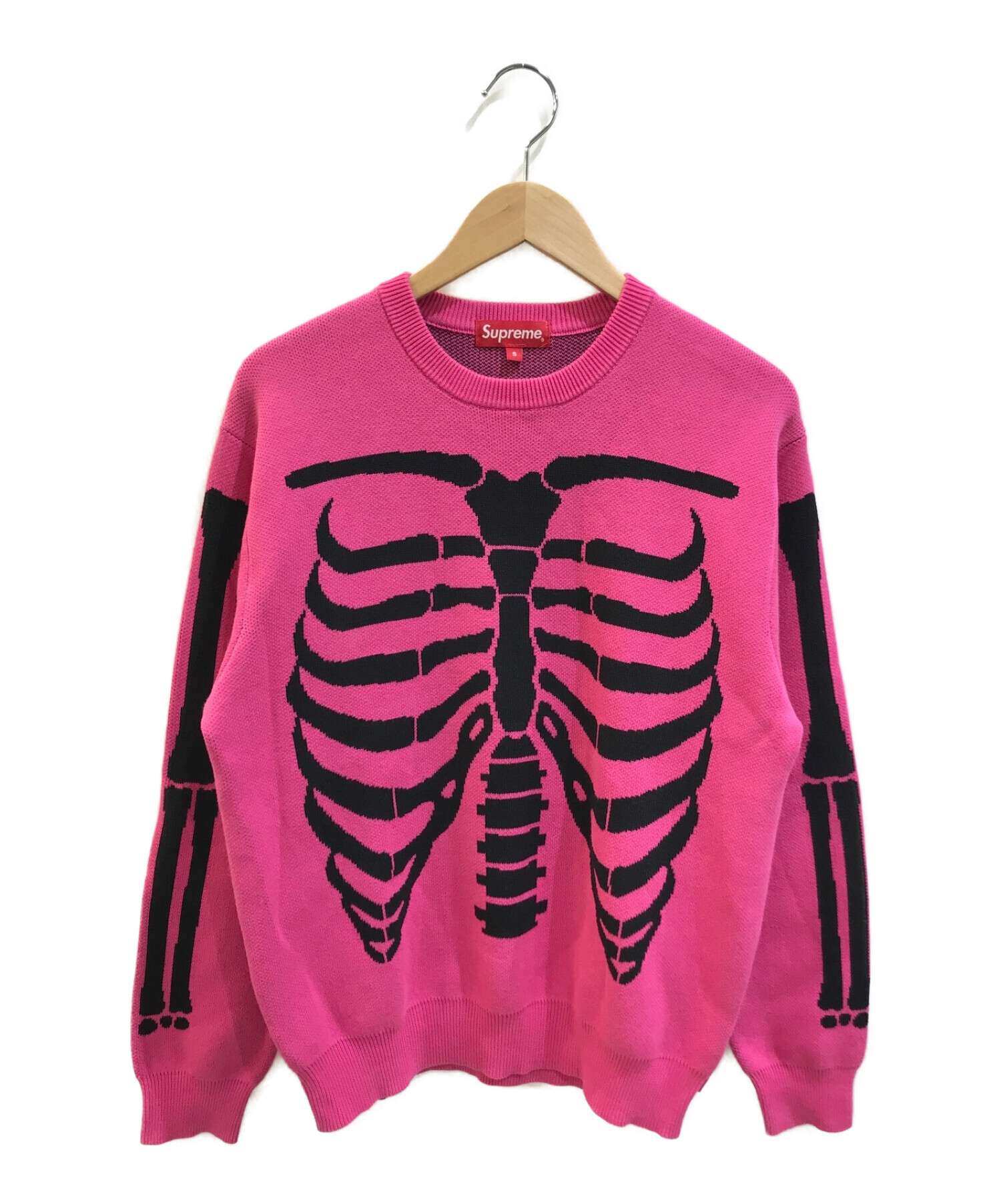 SUPREME (シュプリーム) Bones Sweater / ボーンニットセーター ピンク サイズ:S