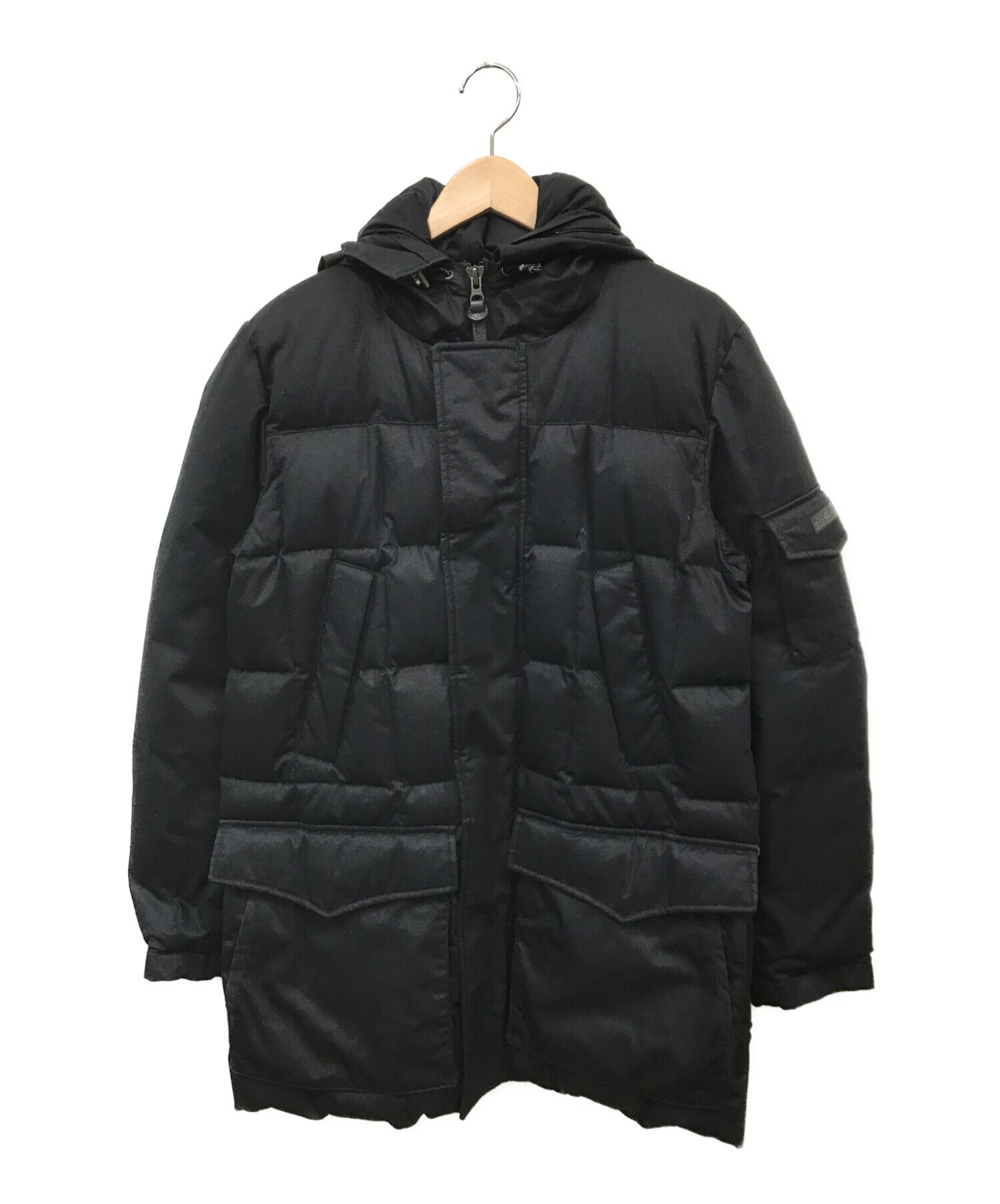 中古・古着通販】WOOLRICH (ウールリッチ) ダウンジャケット ブラック