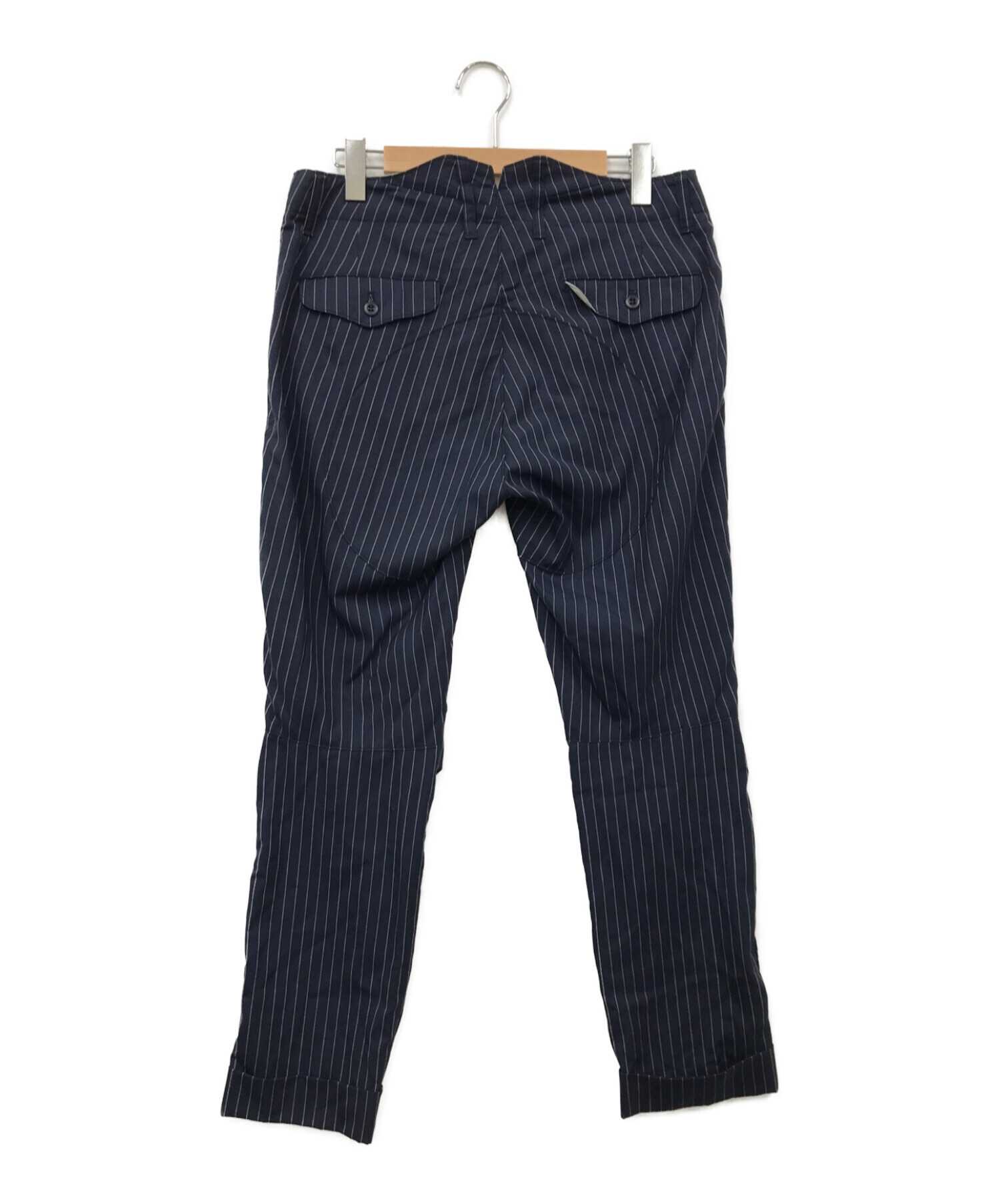 MOUNTAIN RESEARCH (マウンテンリサーチ) MT Hi-Back Trousers ネイビー サイズ:L