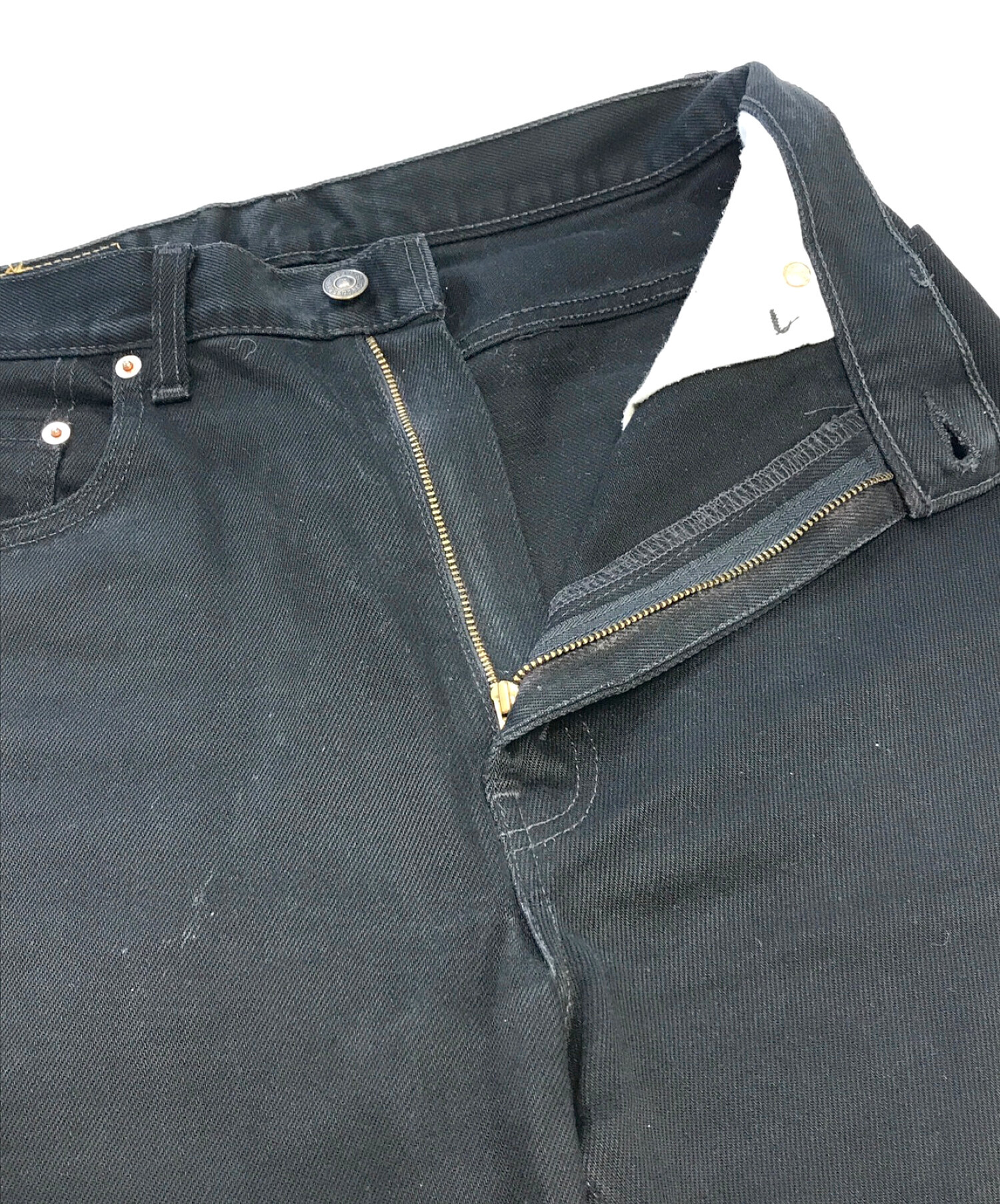 中古・古着通販】LEVI'S (リーバイス) [古着]ブラックデニムパンツ