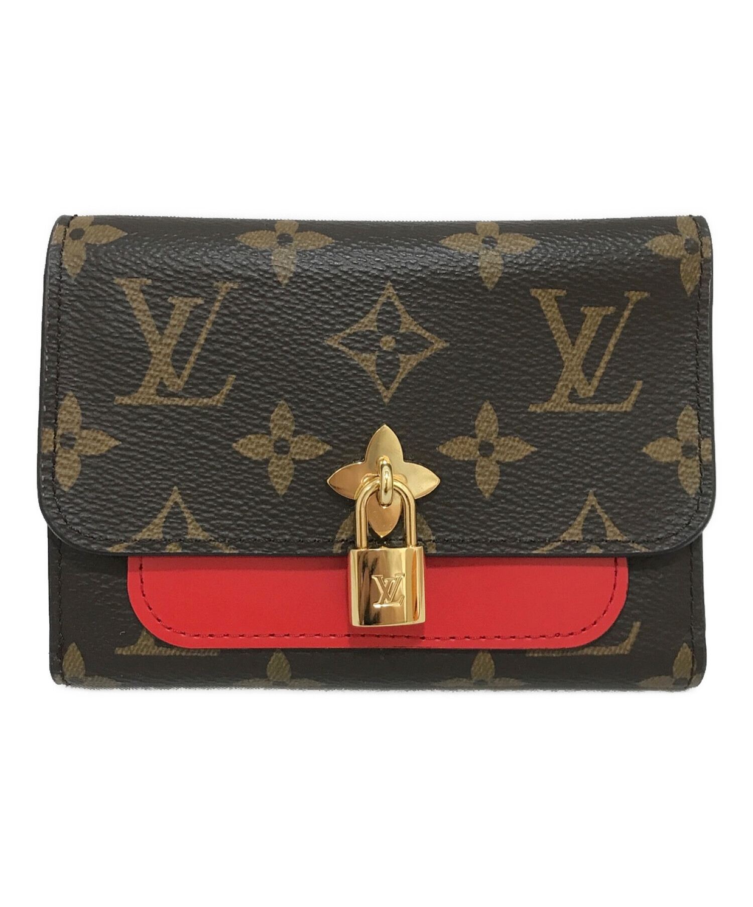 中古・古着通販】LOUIS VUITTON (ルイ ヴィトン) 3つ折り財布 ブラウン