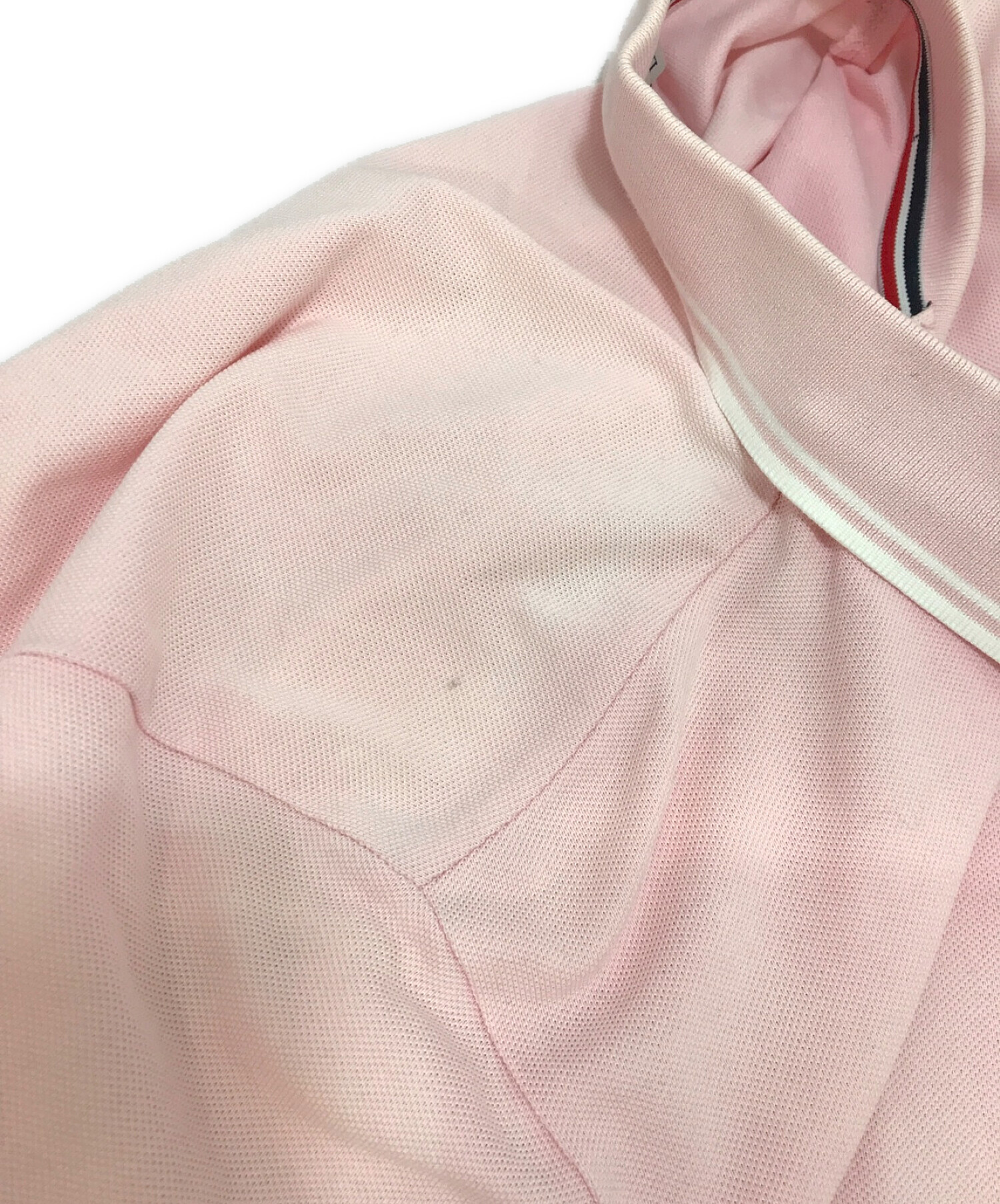 中古・古着通販】MONCLER (モンクレール) ポロシャツ ピンク サイズ:L