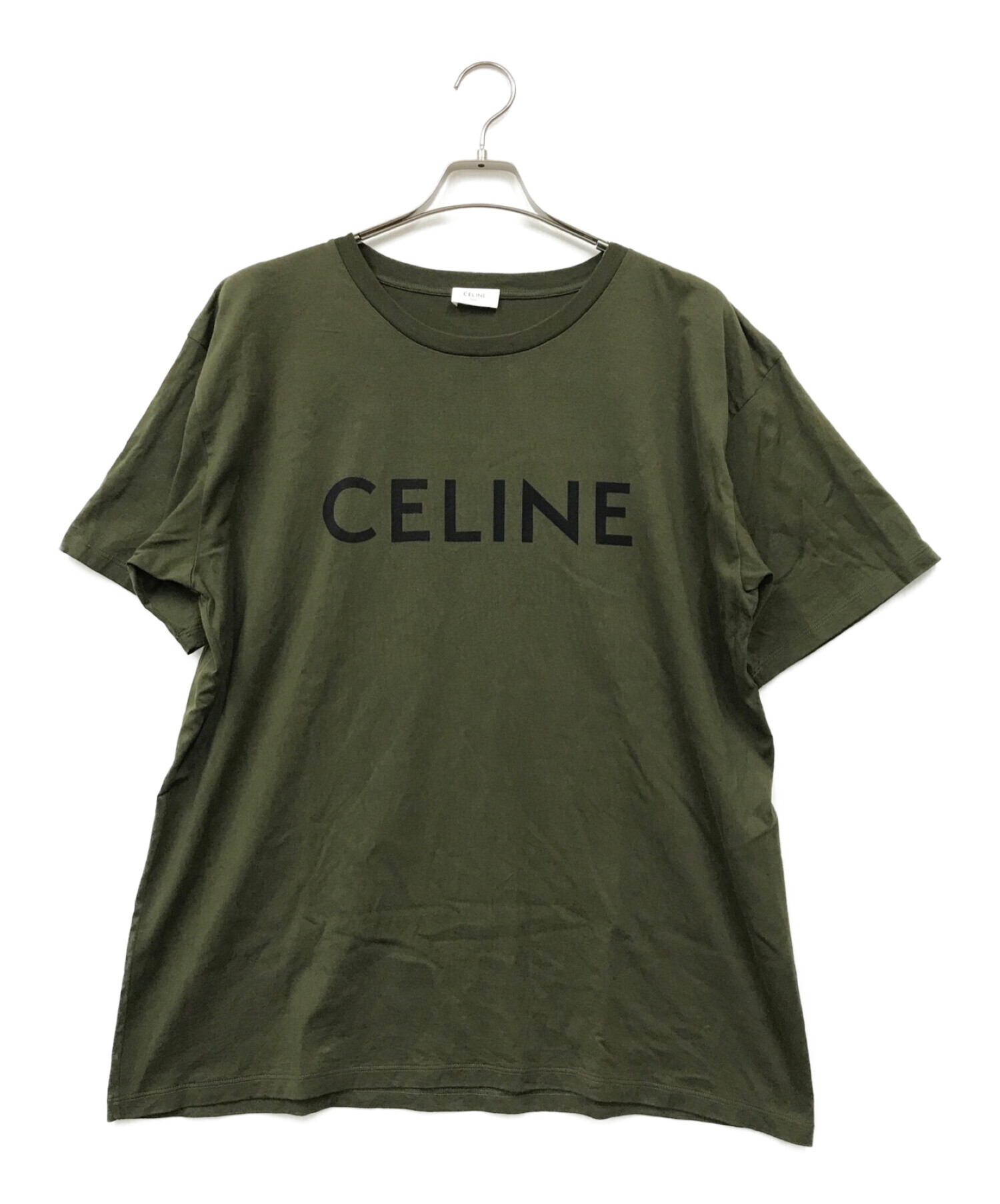 中古・古着通販】CELINE (セリーヌ) ロゴプリントルーズフィットT