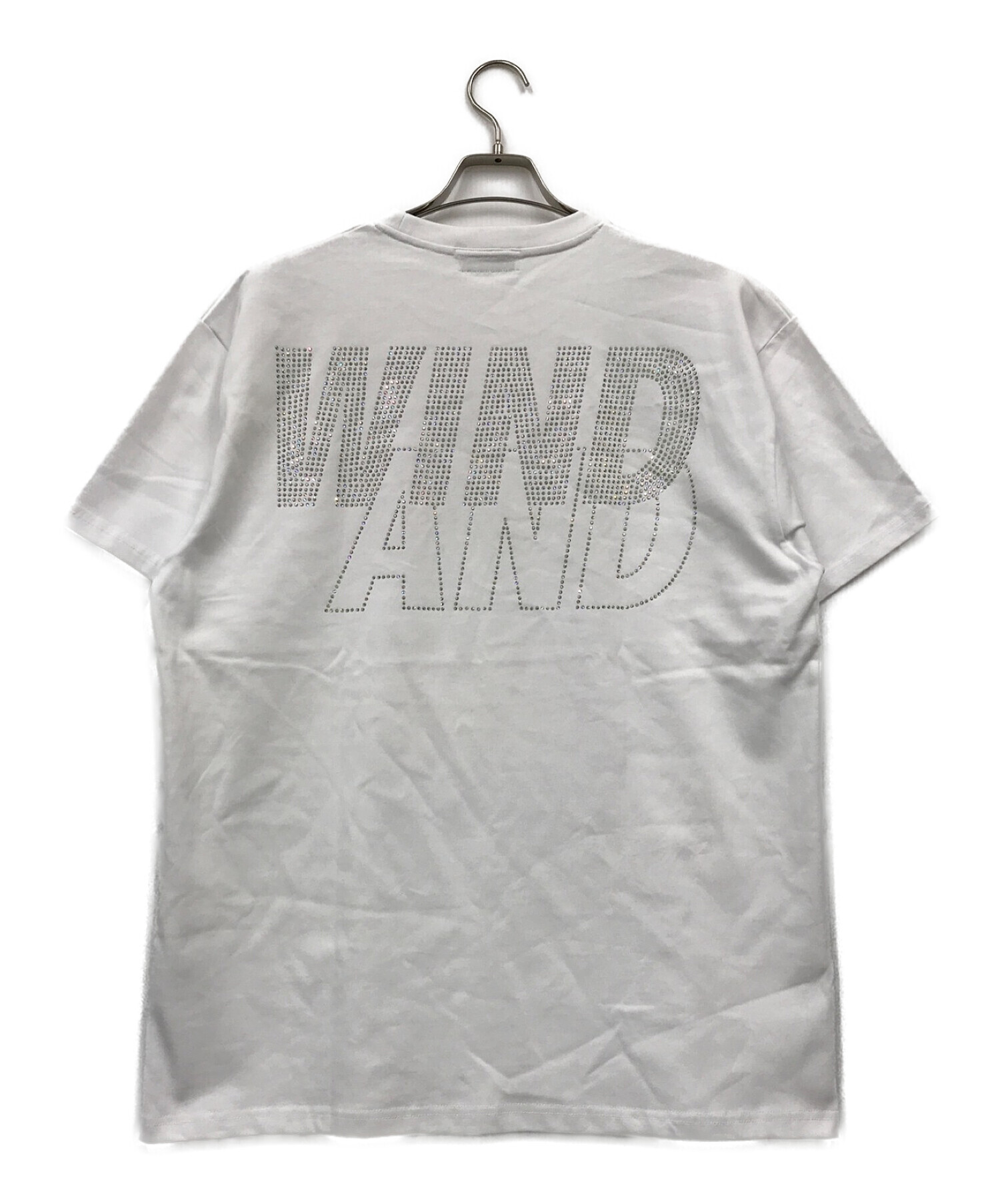 WIND AND SEA (ウィンダンシー) ラインストーンTシャツ ホワイト サイズ:Ｌ 未使用品