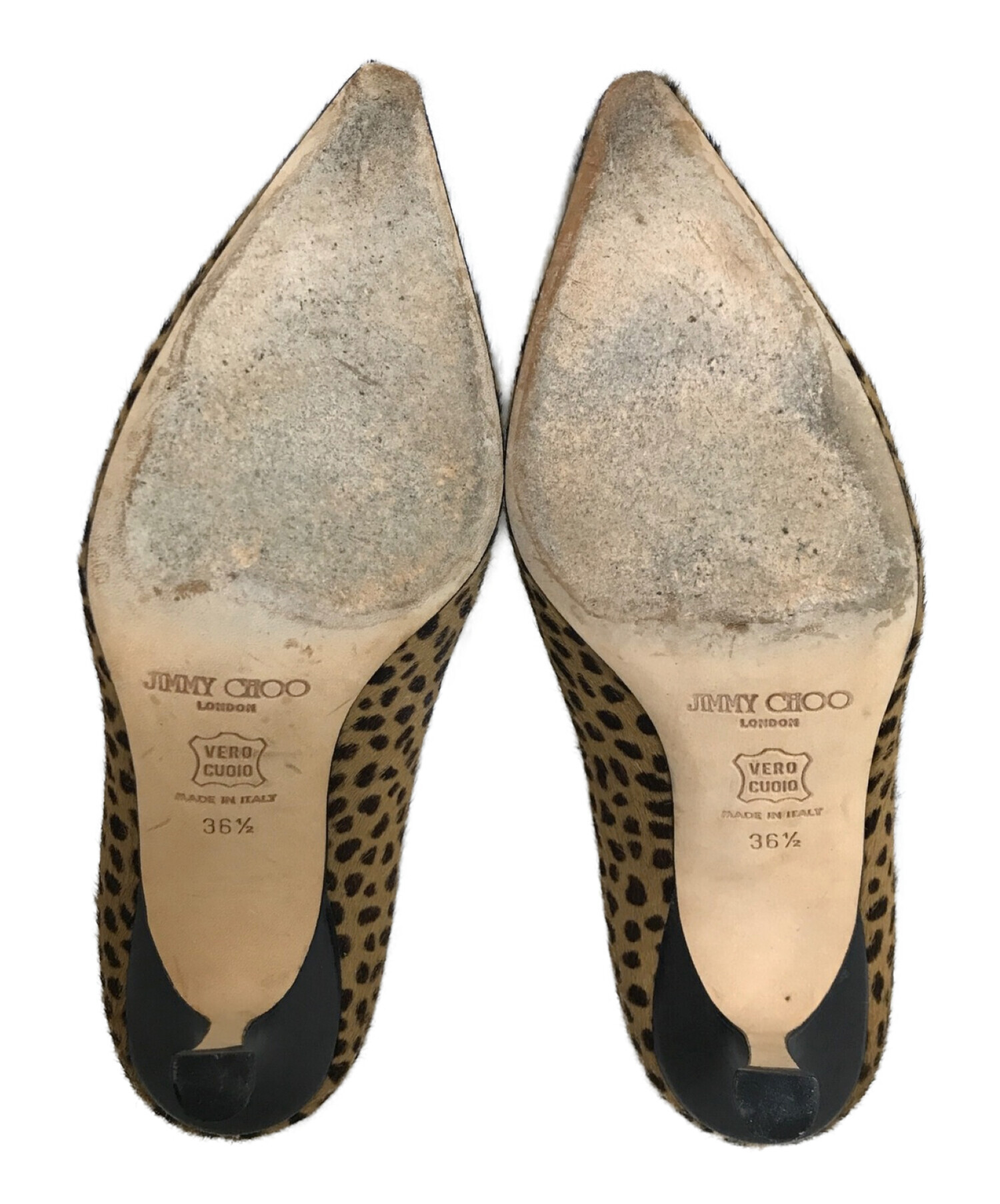 中古・古着通販】JIMMY CHOO (ジミーチュウ) パンプス ブラウン サイズ