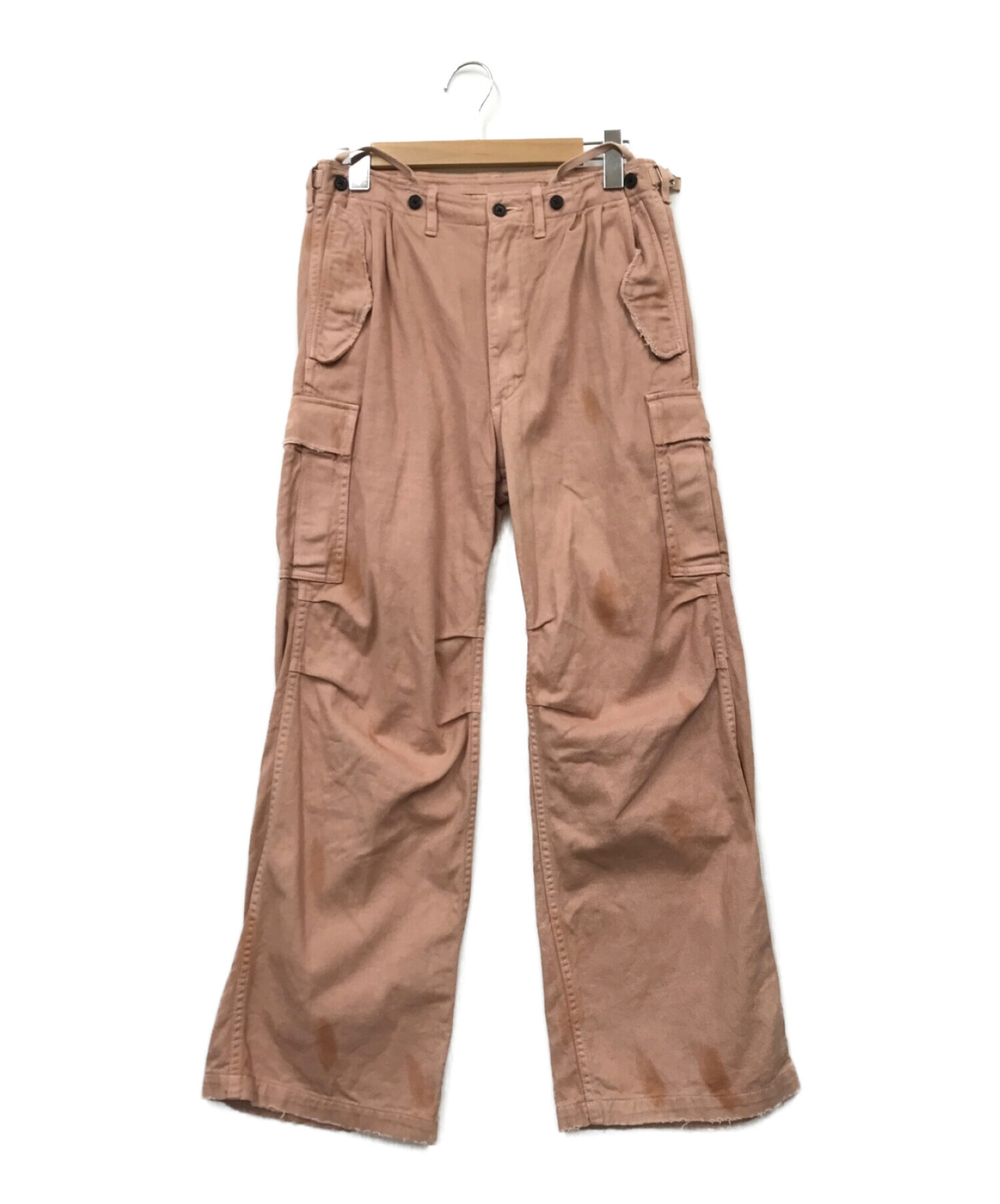 DAIRIKU (ダイリク) Wide Cargo Pants ピンク サイズ:S