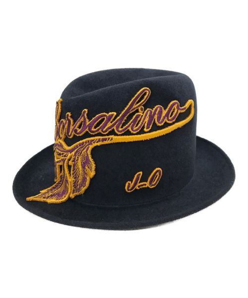 【中古・古着通販】BORSALINO (ボルサリーノ) ベロアロゴ