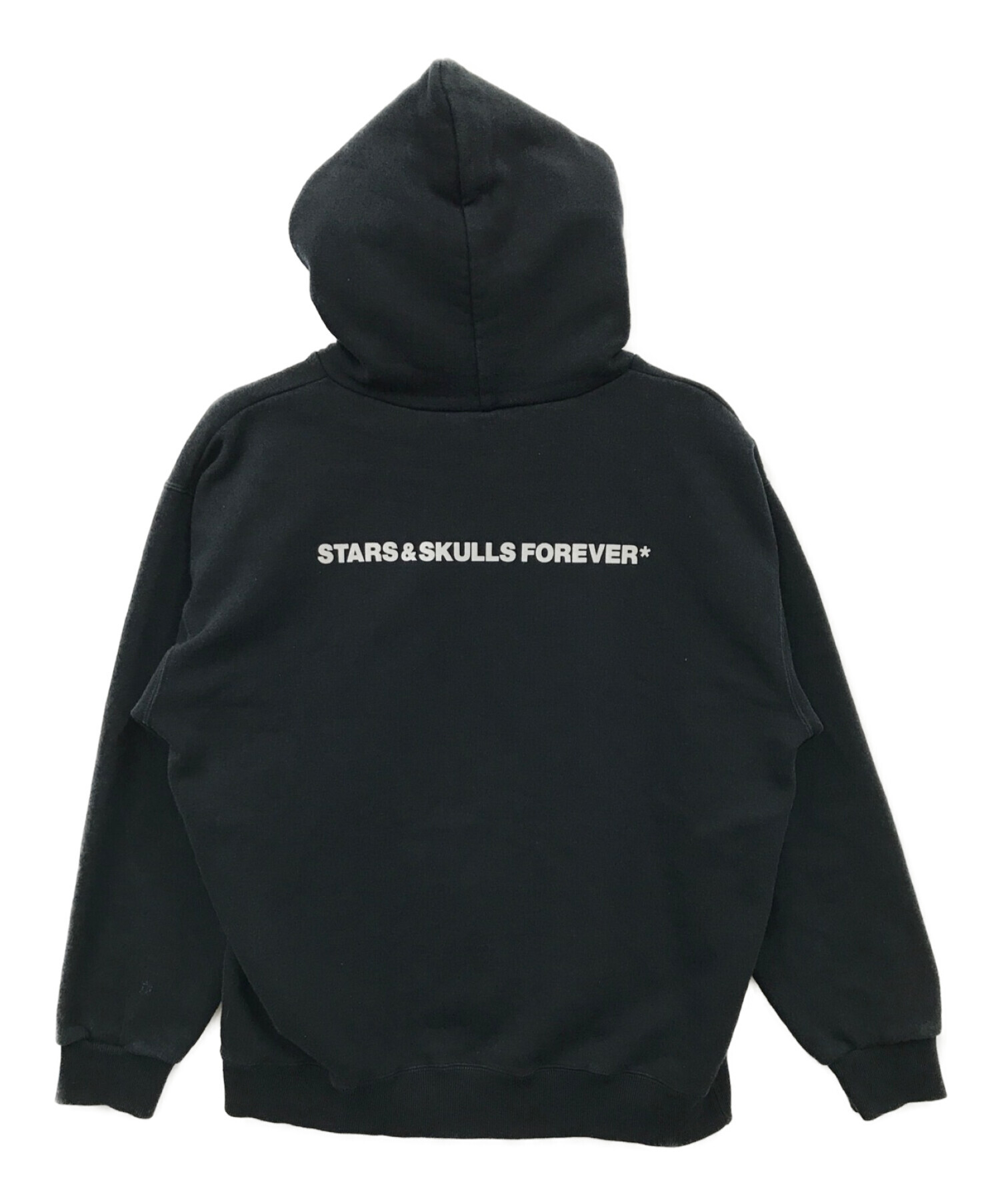 2023秋冬新作 ステューシー STUSSY スカル パーカー ブラック パーカー