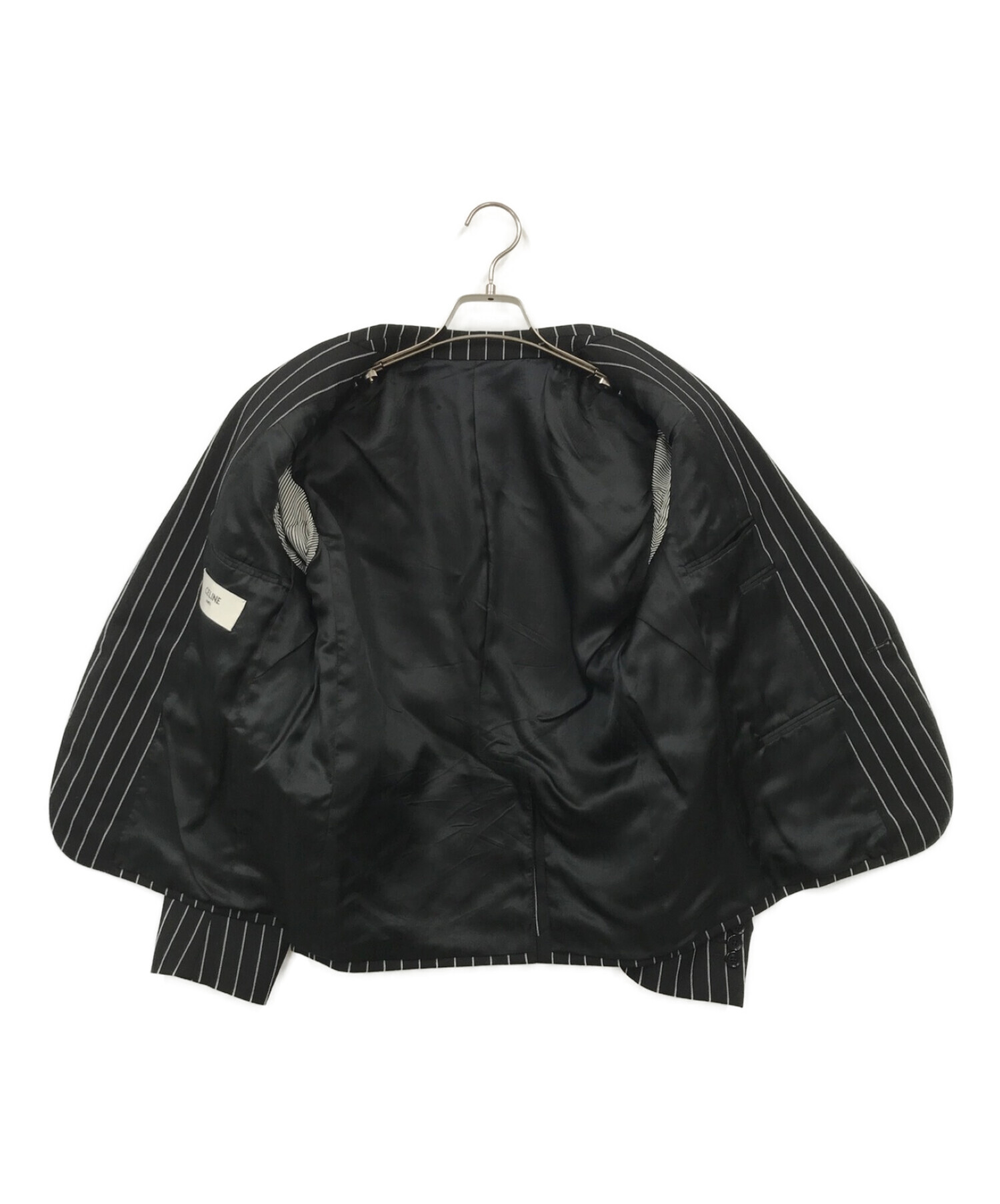 CELINE (セリーヌ) テーラードジャケット ブラック サイズ:40